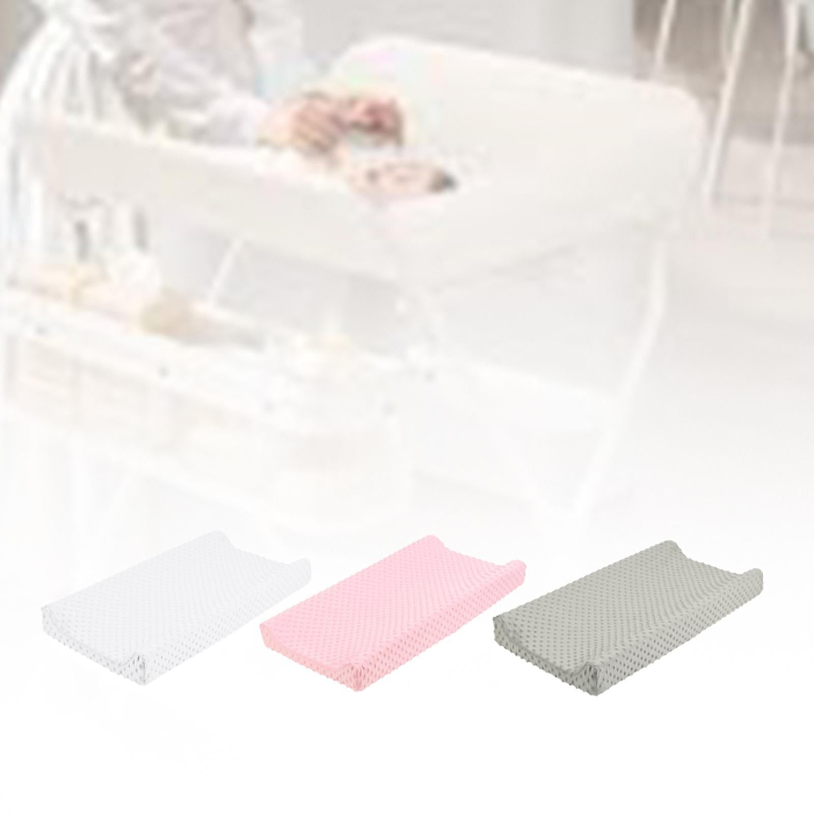 Baby Diaper Changing Pad Cover Elastic Design Practical Comfortable for Baby White