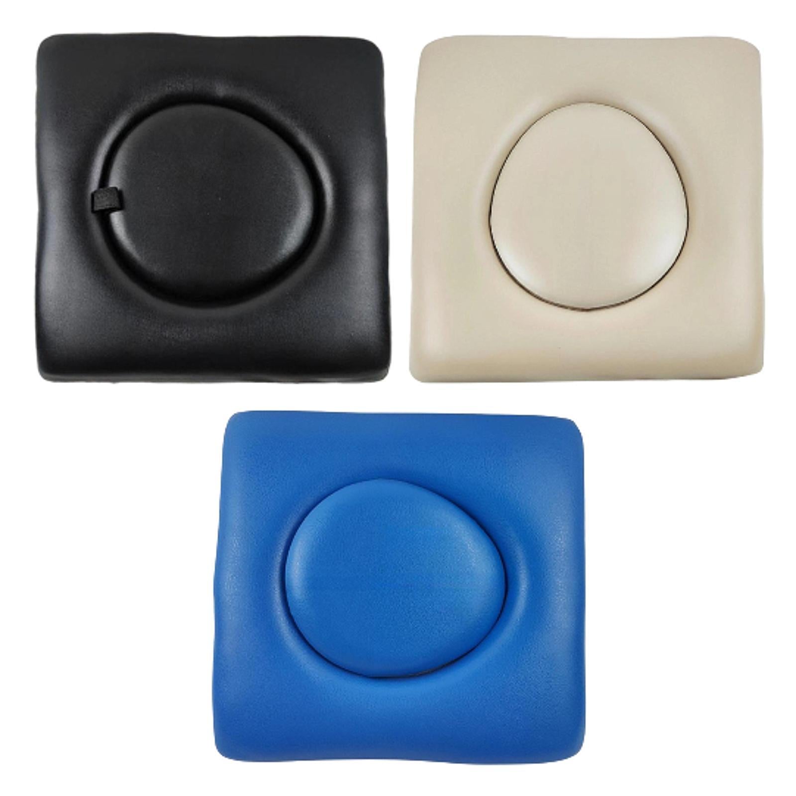 Commode Seat Cushion Universal Seat Pad Cover for Chair Bedside Commodes black