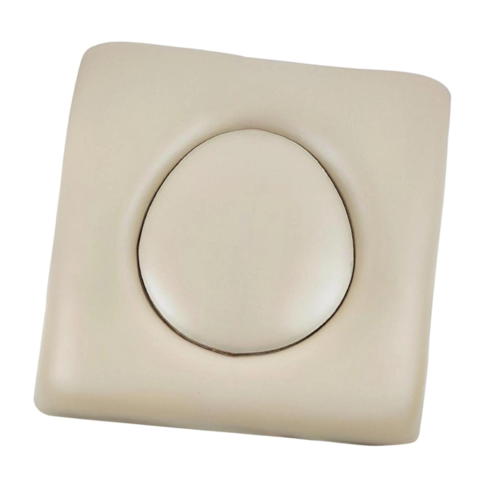 Commode Seat Cushion Universal Seat Pad Cover for Chair Bedside Commodes Light yellow