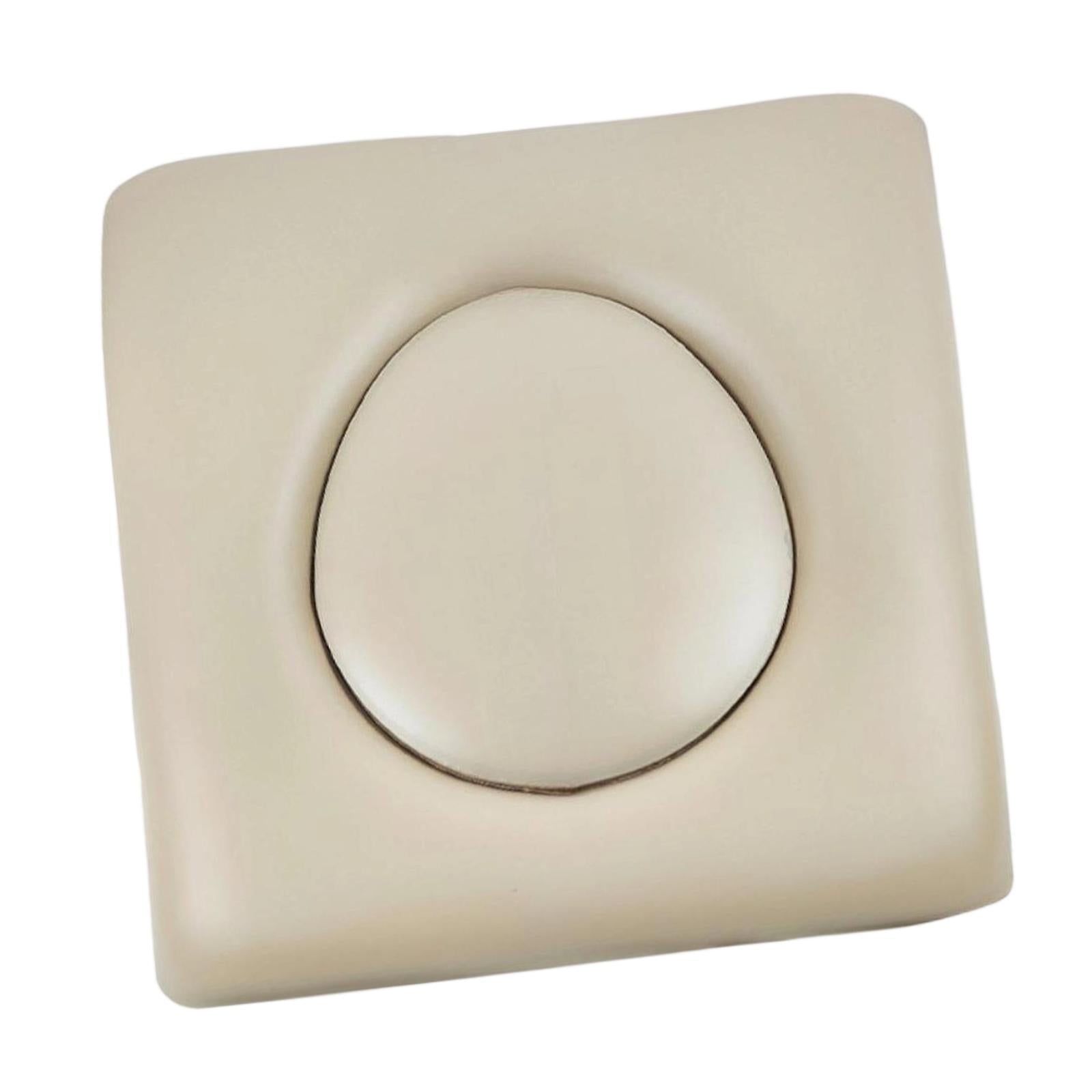 Commode Seat Cushion Universal Seat Pad Cover for Chair Bedside Commodes Light yellow