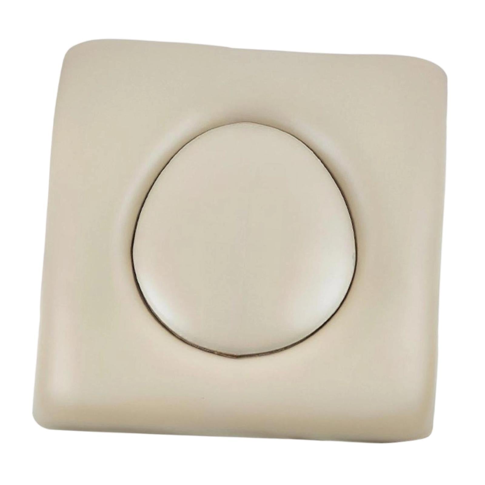 Commode Seat Cushion Universal Seat Pad Cover for Chair Bedside Commodes Light yellow