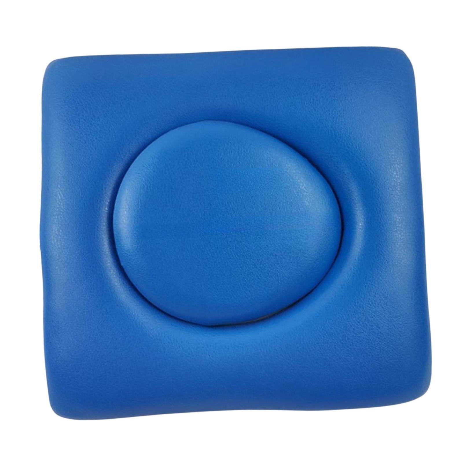 Commode Seat Cushion Universal Seat Pad Cover for Chair Bedside Commodes blue