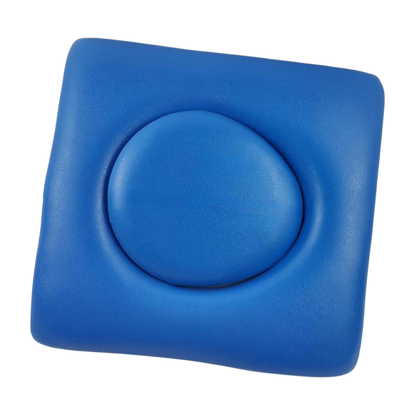Commode Seat Cushion Universal Seat Pad Cover for Chair Bedside Commodes blue