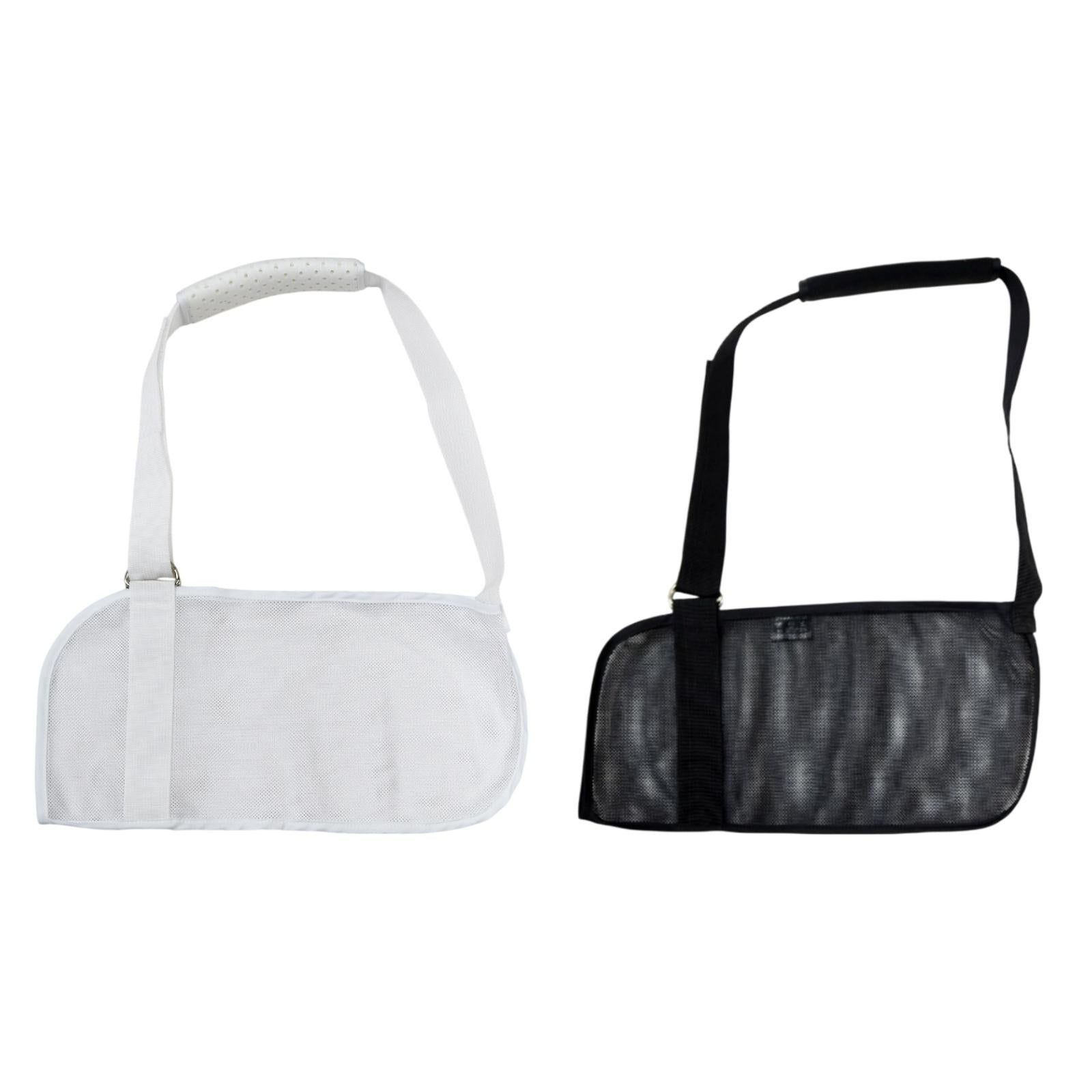 Arm Sling Shoulder Immobilizer Lightweight Comfortable Adjustable Breathable White