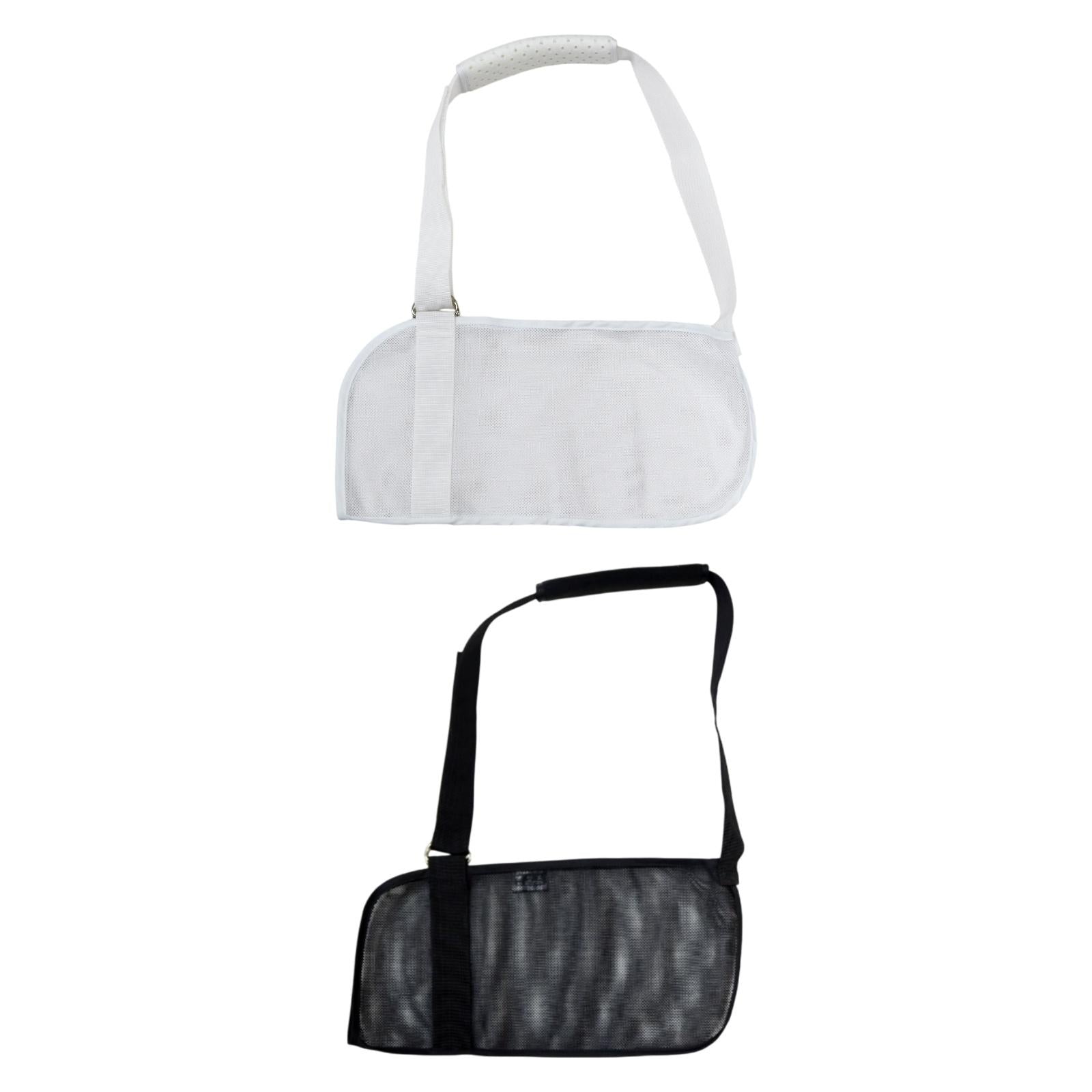 Arm Sling Shoulder Immobilizer Lightweight Comfortable Adjustable Breathable White