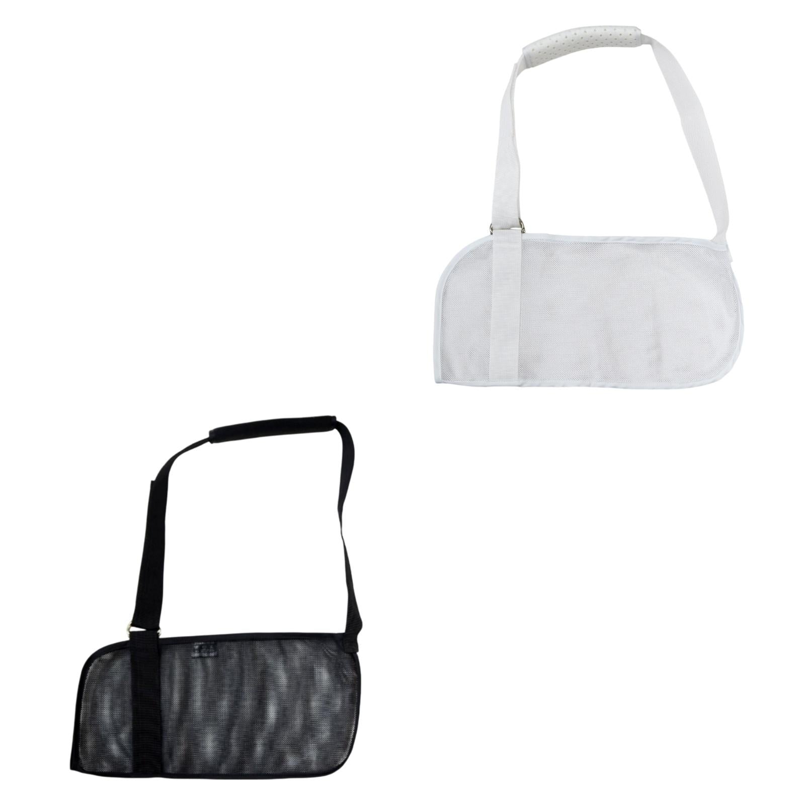 Arm Sling Shoulder Immobilizer Lightweight Comfortable Adjustable Breathable White