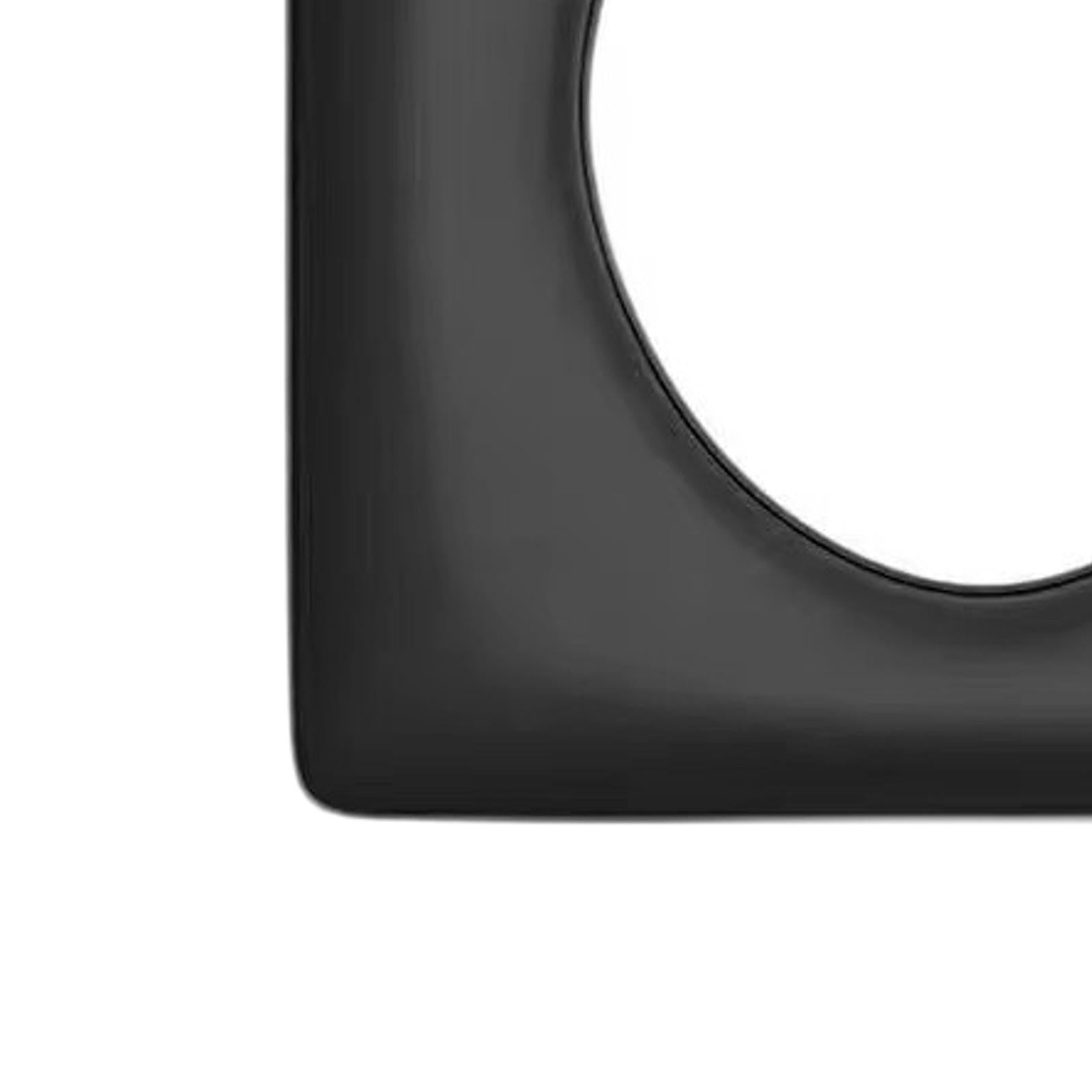 PU Commode Seat Cushion for Bedside Commode Chairs Black for Adults Disabled Seat Ring