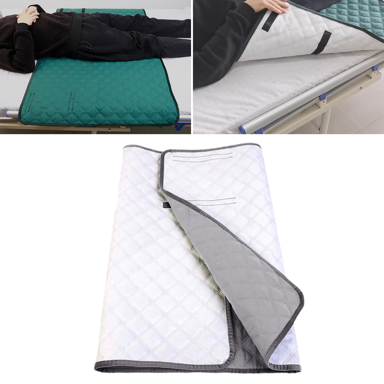 Wearable Incontinence Bed Pad Comfortable Nursing Pad for Bed Furniture Sofa Gray