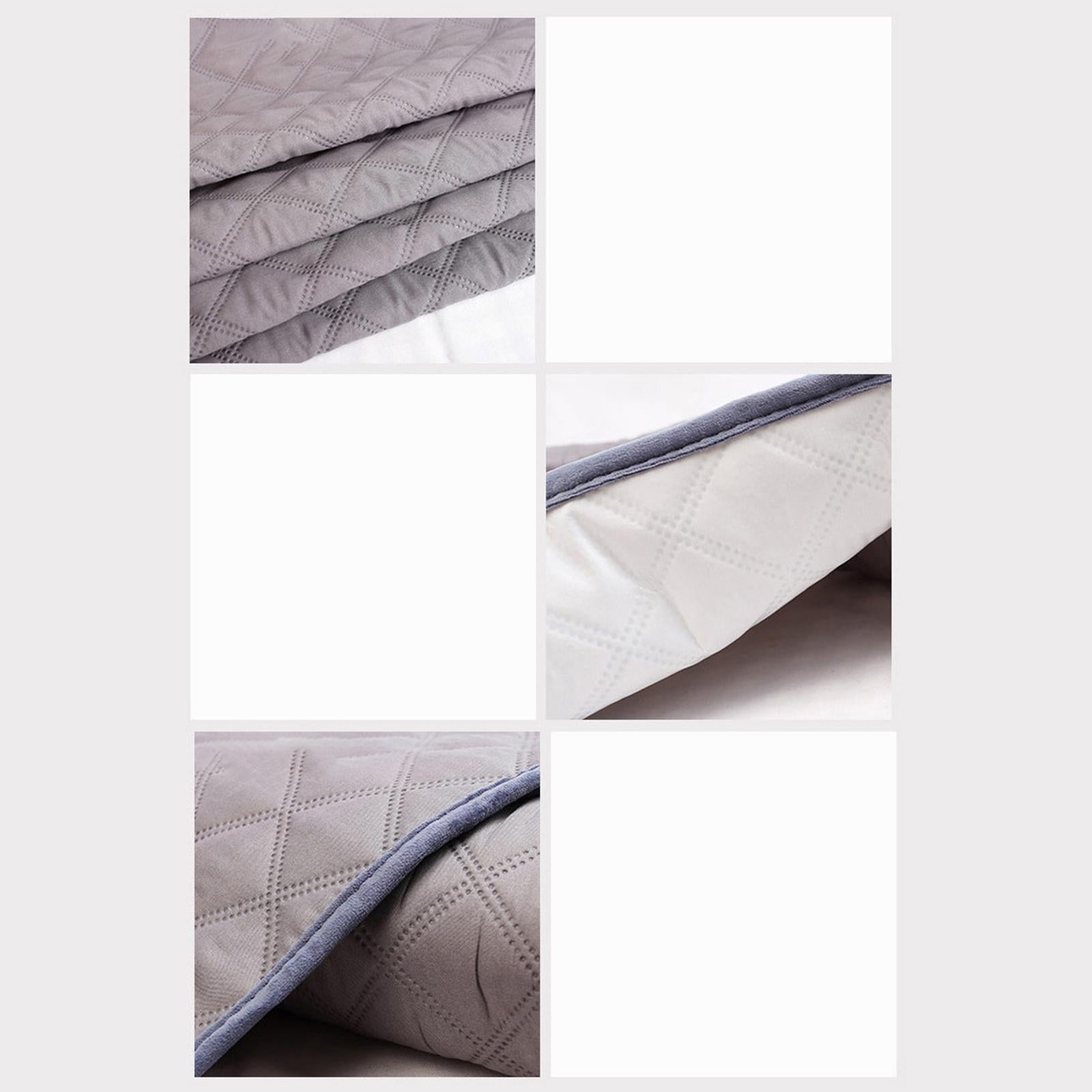 Wearable Incontinence Bed Pad Comfortable Nursing Pad for Bed Furniture Sofa Gray