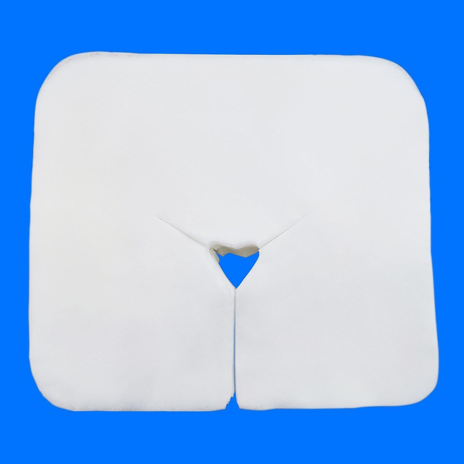 100x Disposable Face Cradle Covers Comfortable Household Massage Face Covers Thicked Cotton