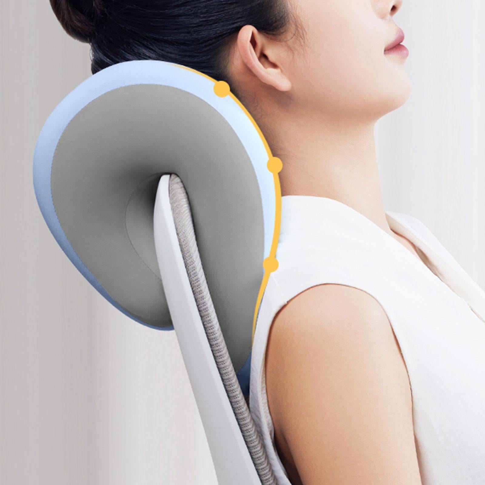 Office Chair Neck Support Removable Multifunctional Lightweight Head Support Blue Gray