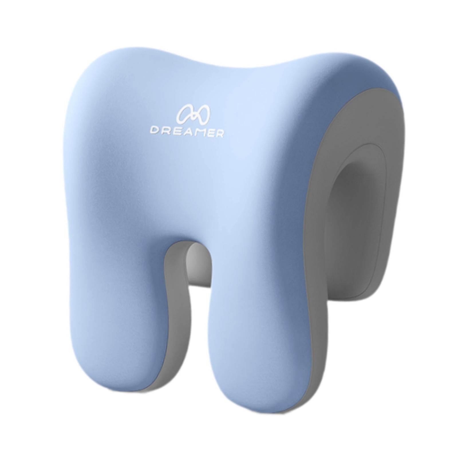 Office Chair Neck Support Removable Multifunctional Lightweight Head Support Blue Gray
