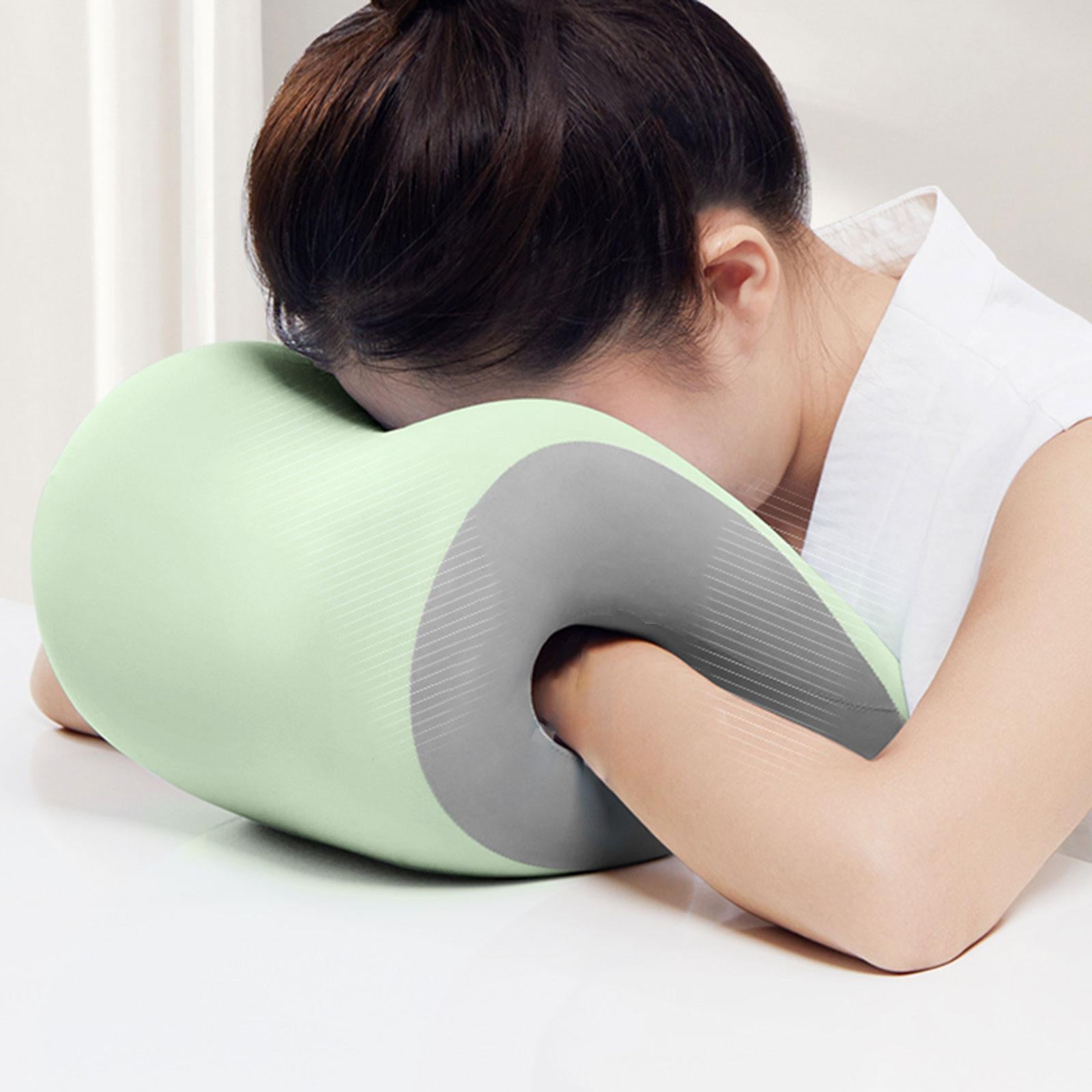 Office Chair Neck Support Removable Multifunctional Lightweight Head Support Green Gray