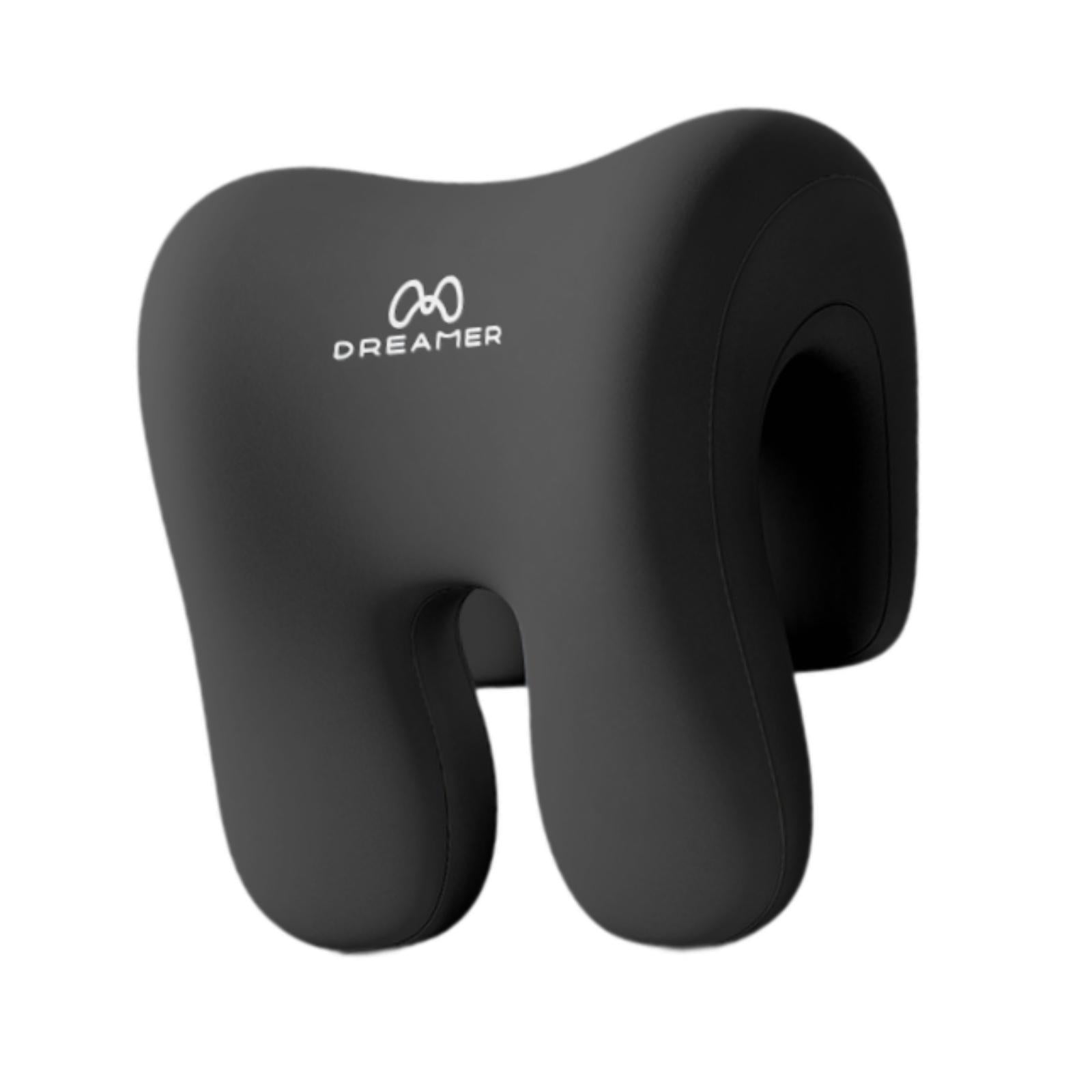 Office Chair Neck Support Removable Multifunctional Lightweight Head Support Black