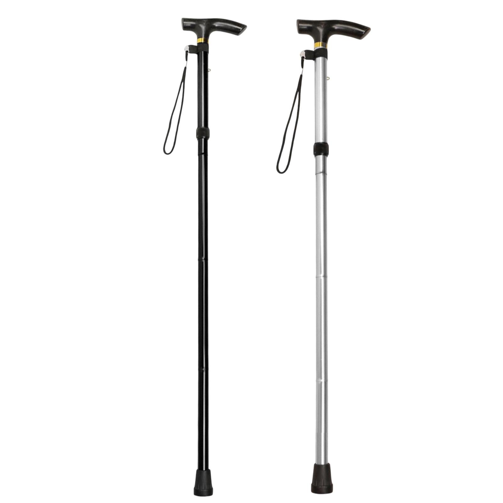 Trekking Stick Lightweight Standard Crutch for Mountaineering Travel Outdoor silver