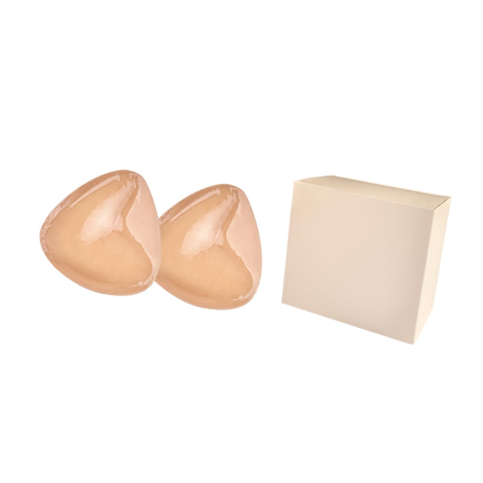 Push up Bra Inserts Waterproof for Sports Bra Swimsuit Soft Breast Enhancers C Light Pink
