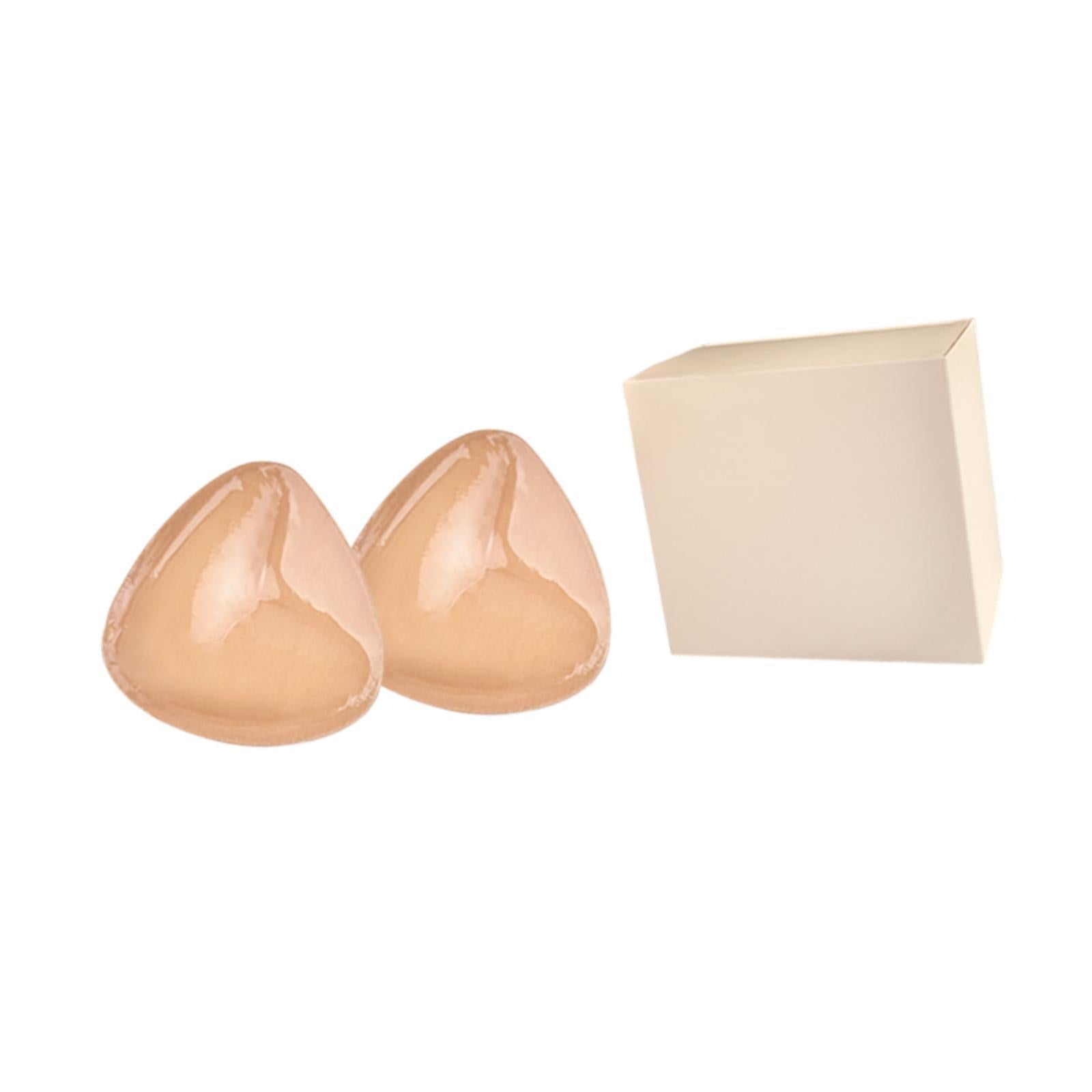 Push up Bra Inserts Waterproof for Sports Bra Swimsuit Soft Breast Enhancers C Light Pink