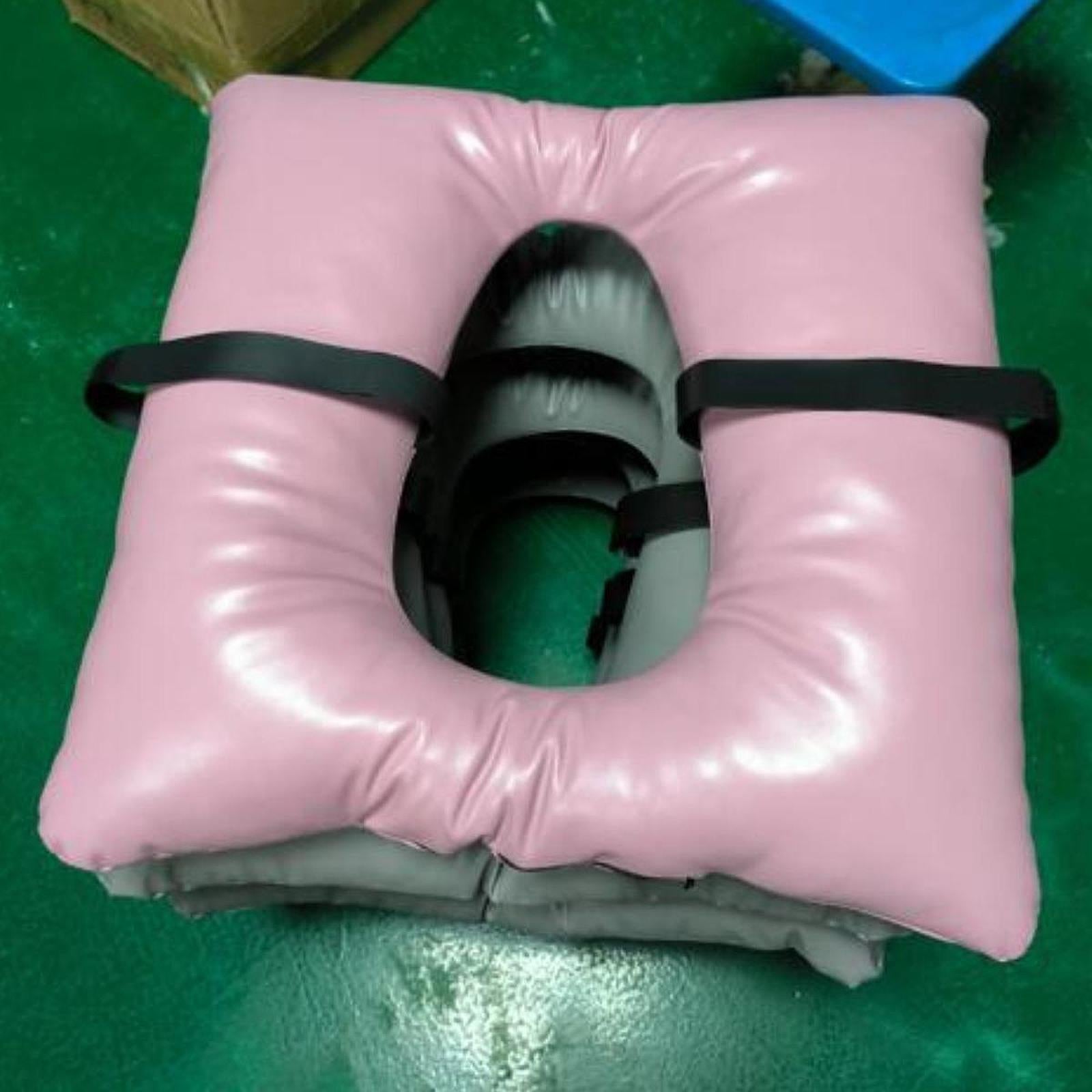 Bedside Commode Padded Soft Seat Cushion Elderly Seniors Toilet Seat Cushion Light Pink
