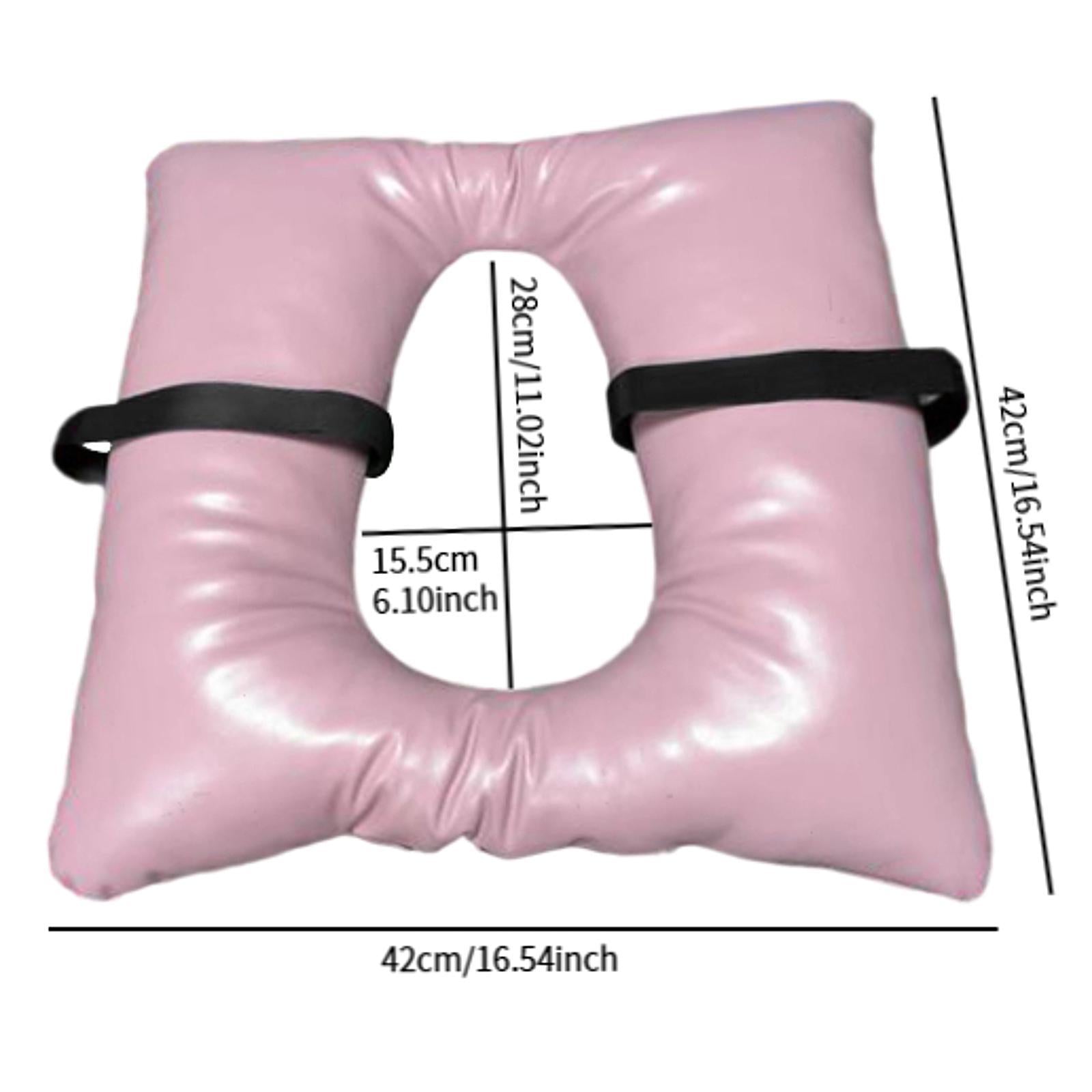 Bedside Commode Padded Soft Seat Cushion Elderly Seniors Toilet Seat Cushion Light Pink