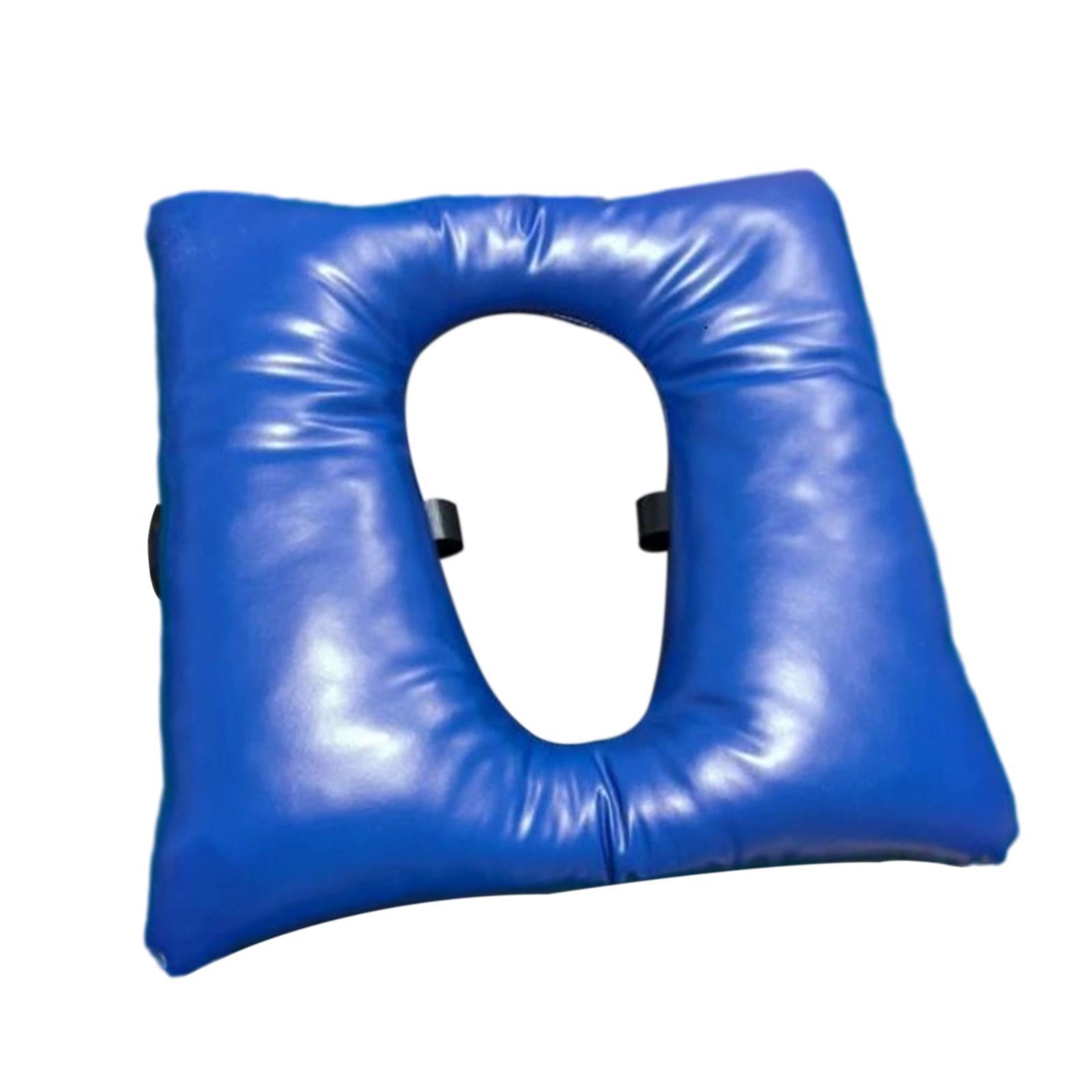 Bedside Commode Padded Soft Seat Cushion Elderly Seniors Toilet Seat Cushion Deep Blue
