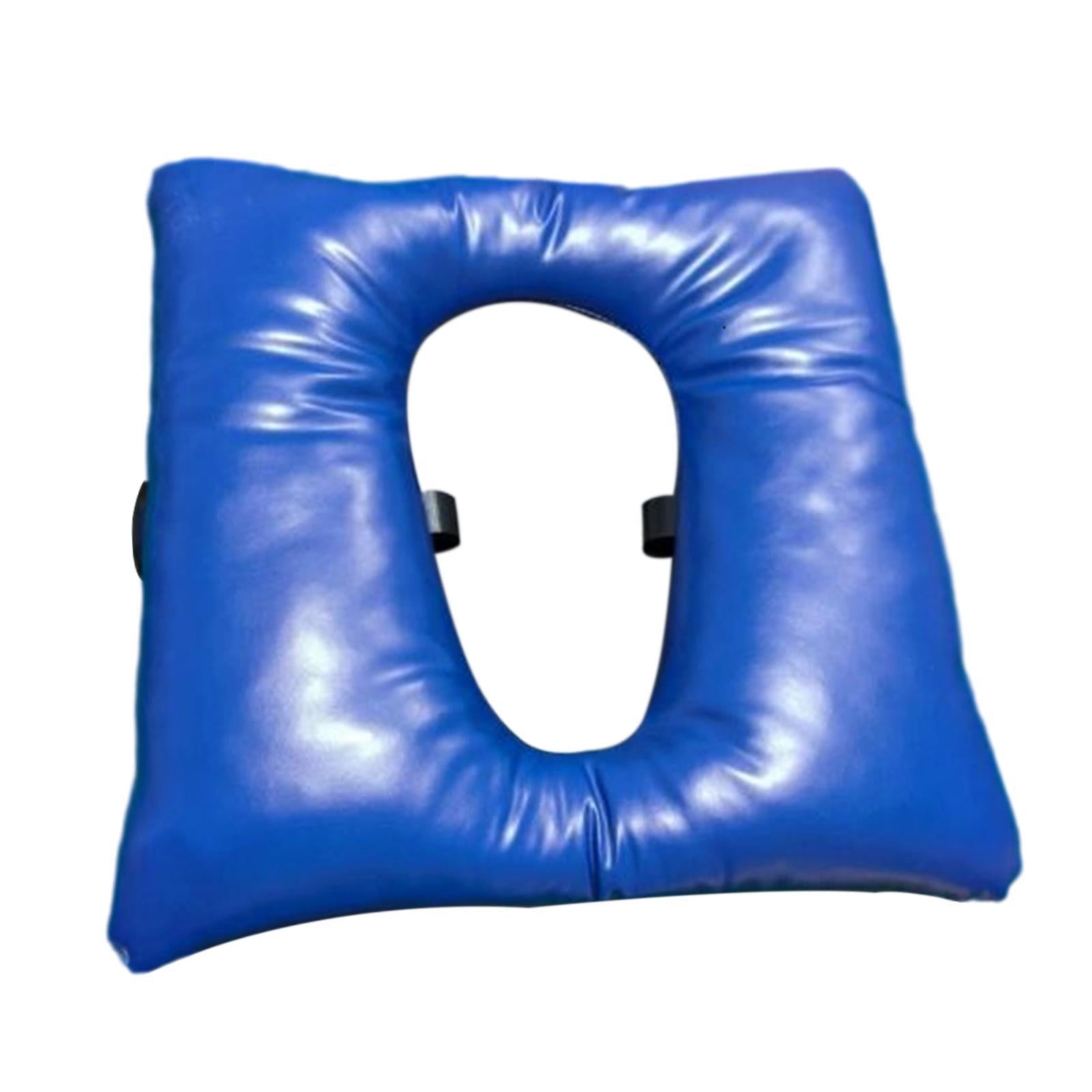 Bedside Commode Padded Soft Seat Cushion Elderly Seniors Toilet Seat Cushion Deep Blue