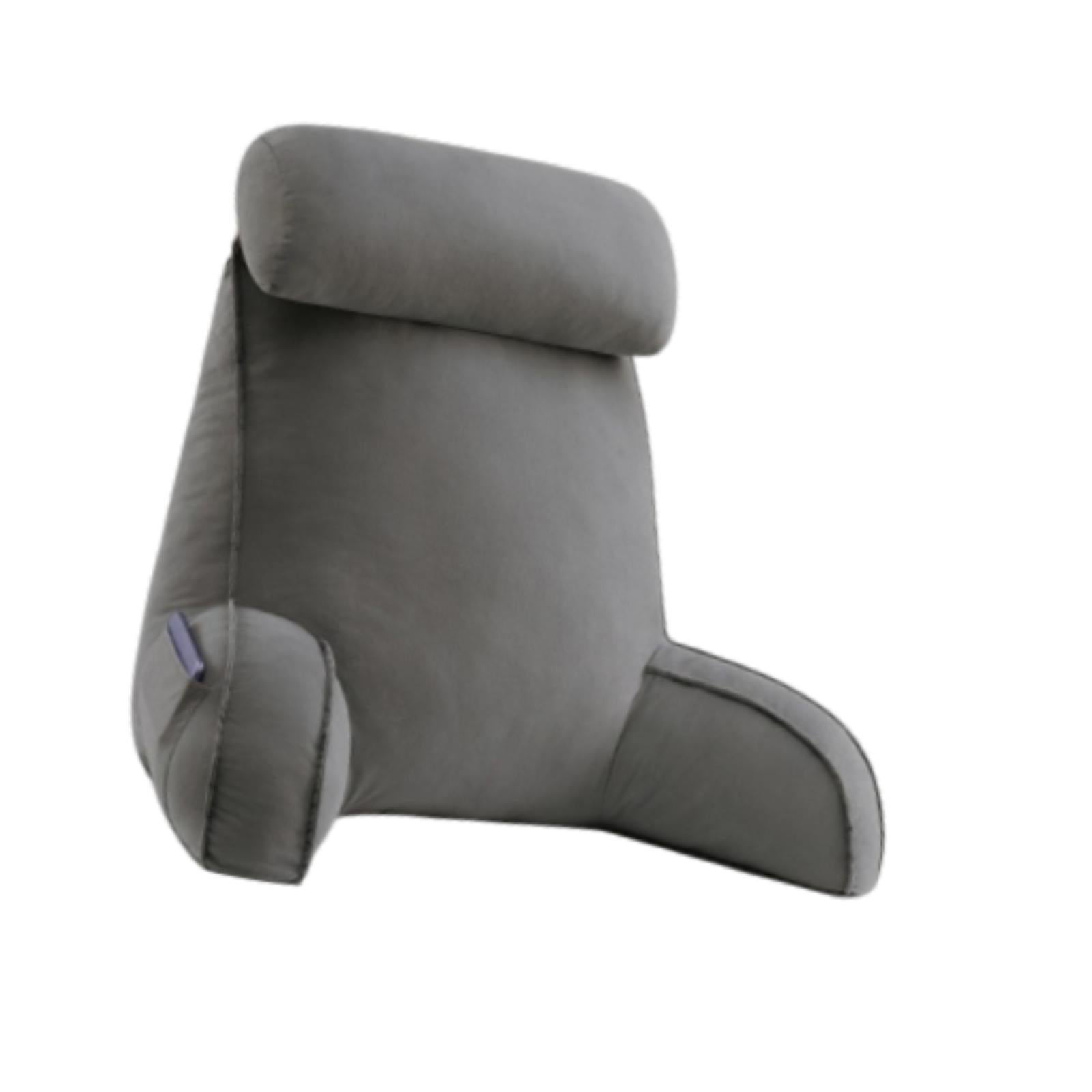 Reading Pillow for Sitting in Bed Breathable for Watching TV Resting Reading Dark Gray