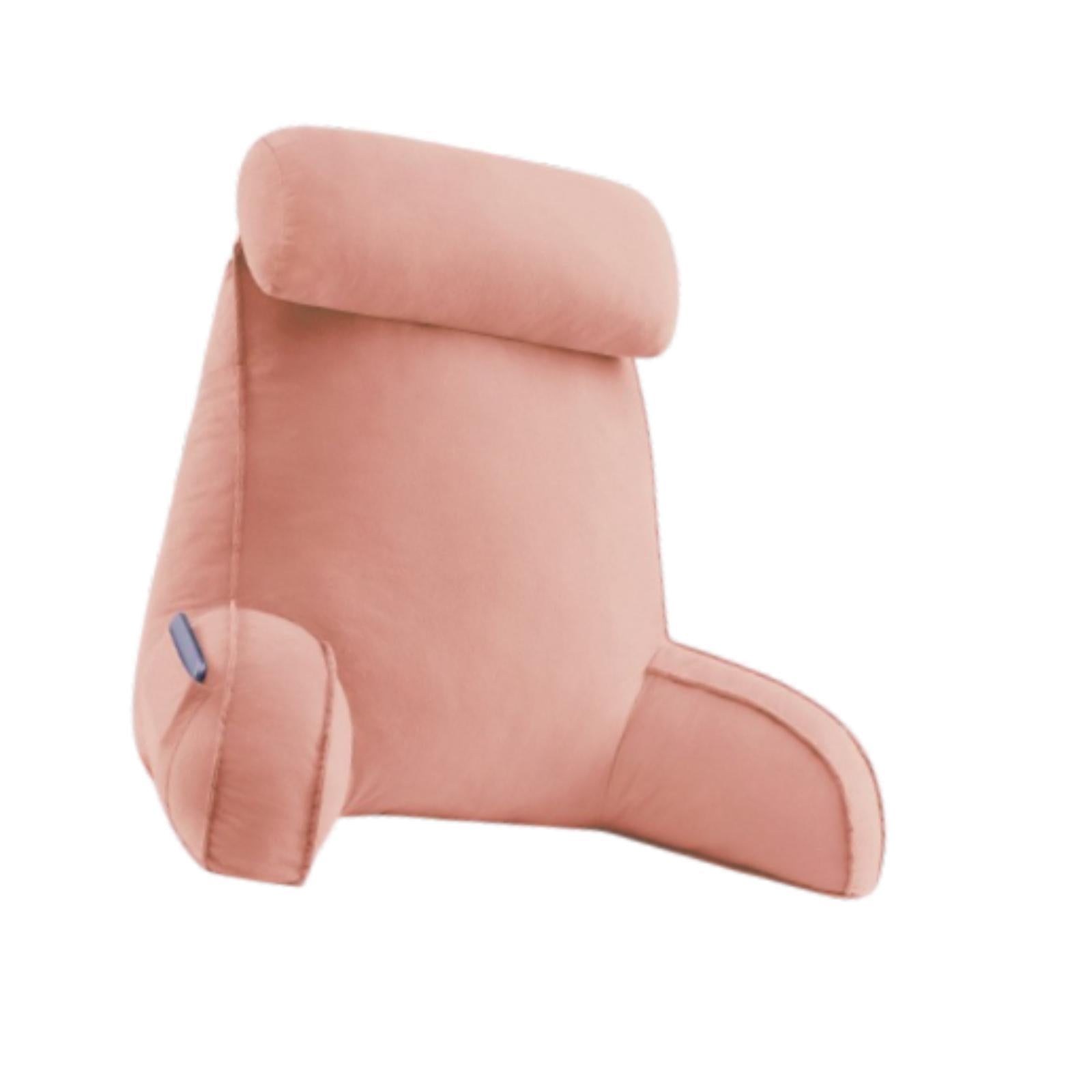 Reading Pillow for Sitting in Bed Breathable for Watching TV Resting Reading Pink