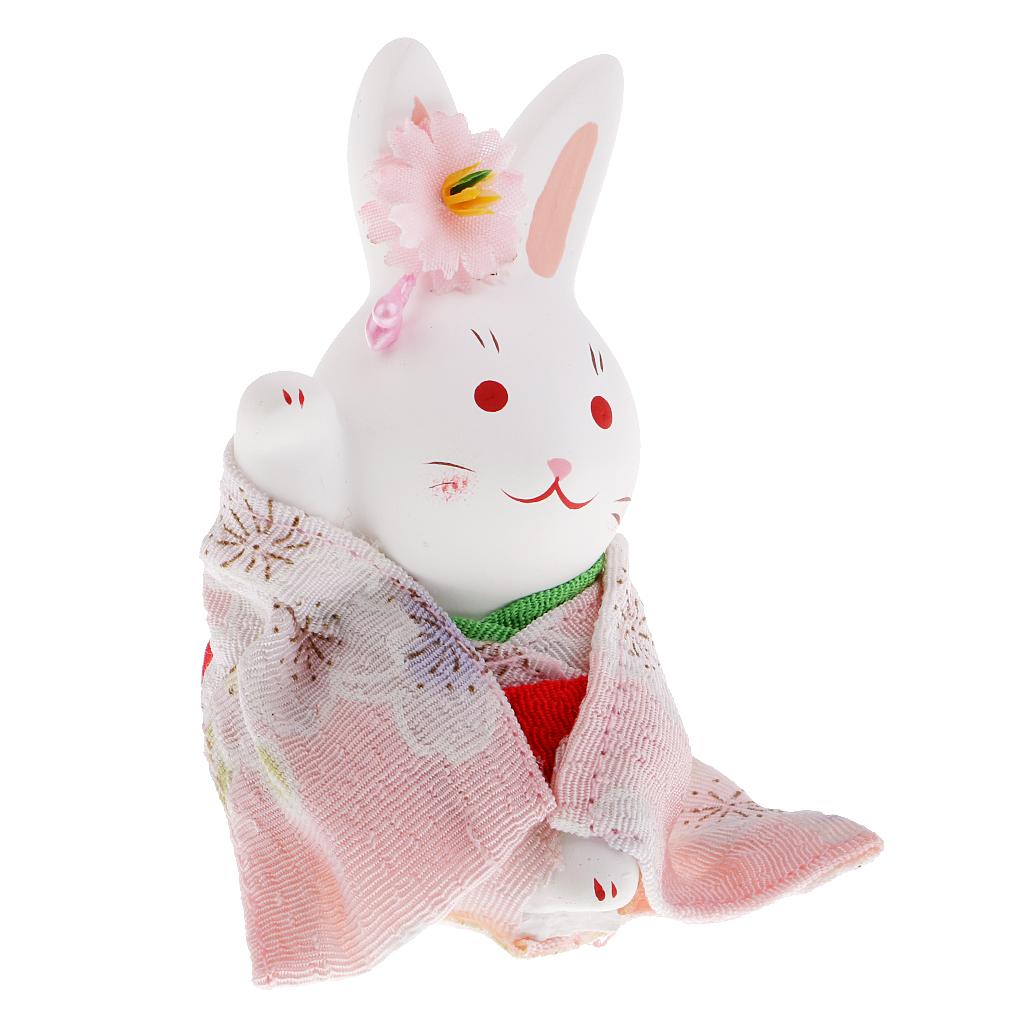 Colorful Japanese Rabbit Bless Luck Wedding Children Gift Ornament #5