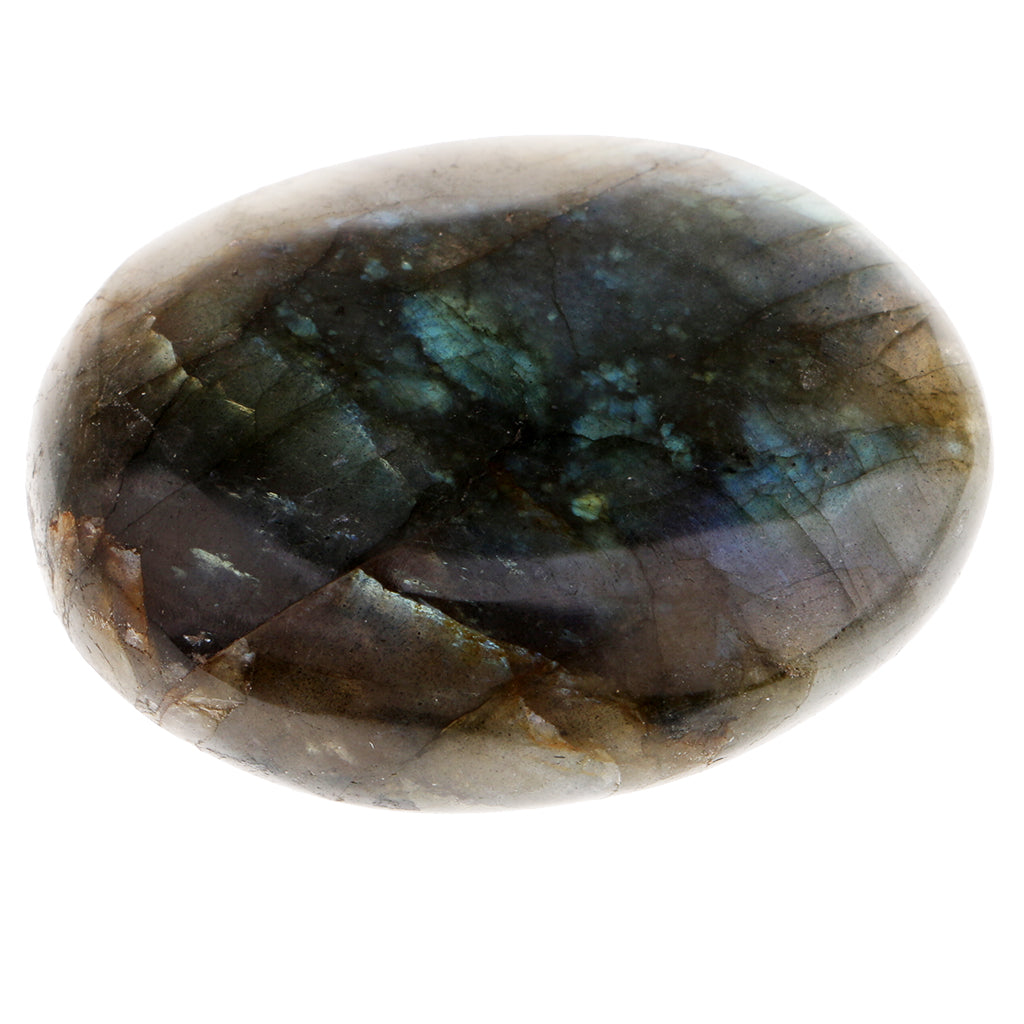 Natural Crystal Oval Moonstone Ornament Home Office Desk Stone Decor 20-30g