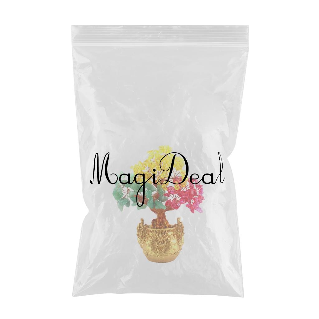 Crystal Money Tree Bring Wealth Luck Home Decor Birthday Gift 18cm A