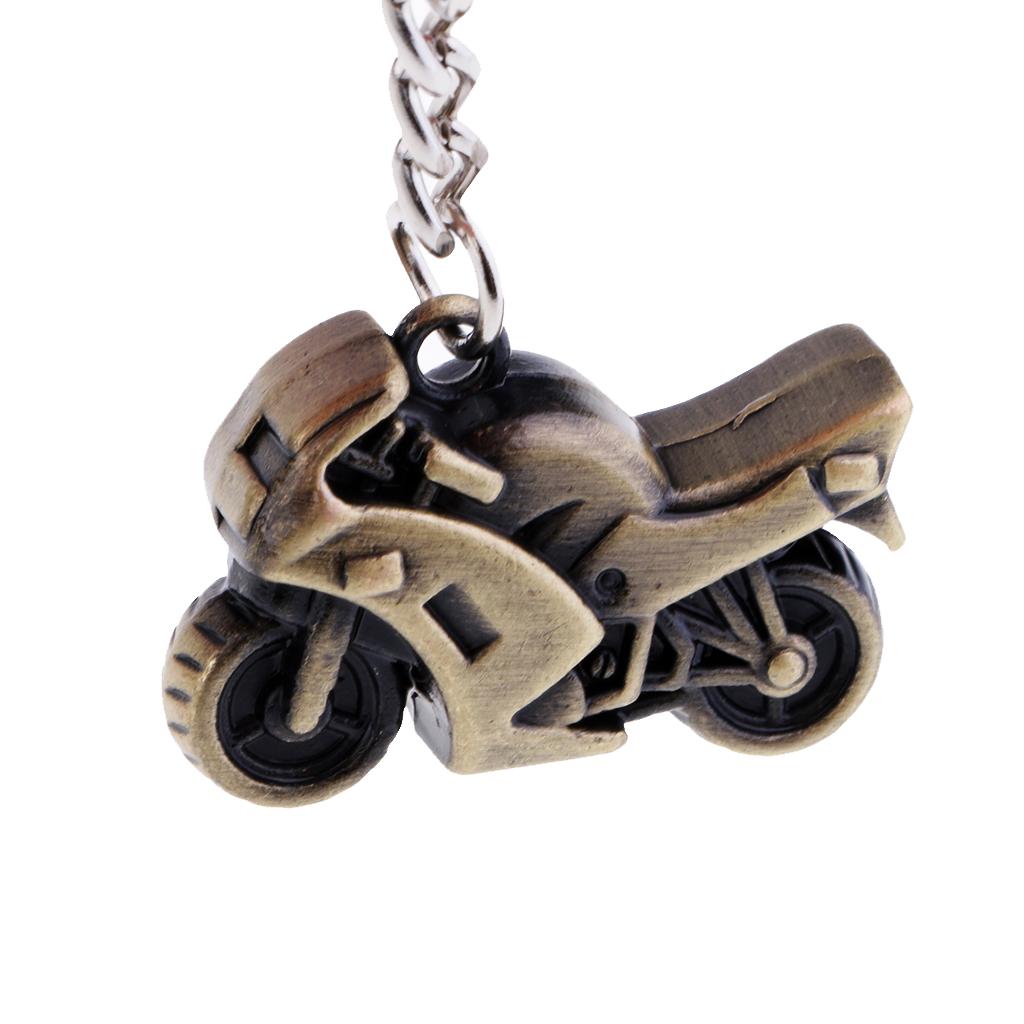 Mini Luxury Metal Keychain Car Bag Pendant Keychain Keyring Motorcycle chain