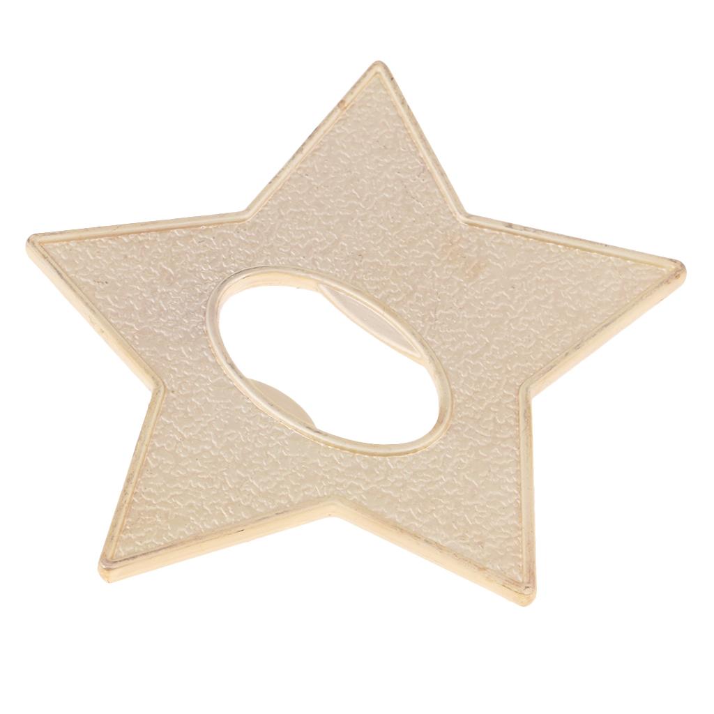 Golden Star Pentagram Shape Wine Bottle Opener Barware Wedding Party Gift