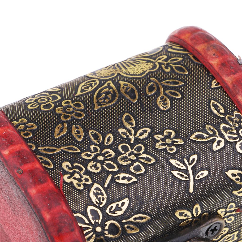 Vintage Metal Lock Jewelry Treasure Chest Vintage Jewelry Storage Boxes