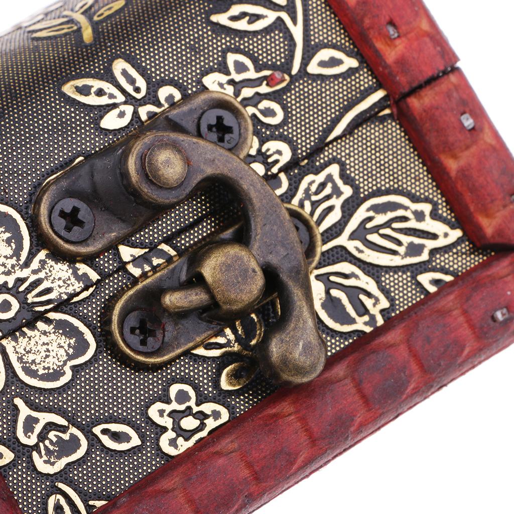 Vintage Metal Lock Jewelry Treasure Chest Vintage Jewelry Storage Boxes