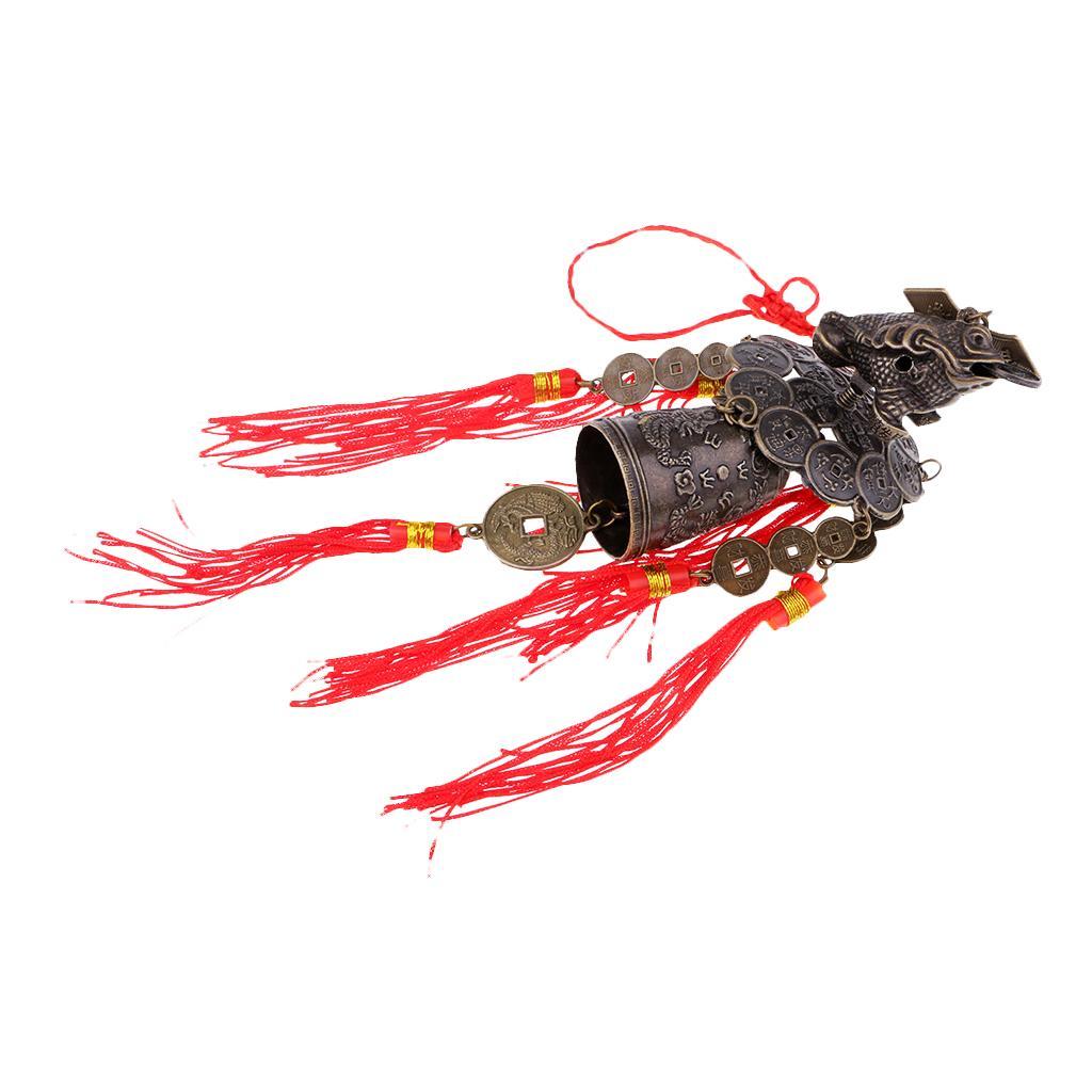 Wind Chime Bell Chinese Oriental Lucky Aeolian Bells Car Hanging Decor #2