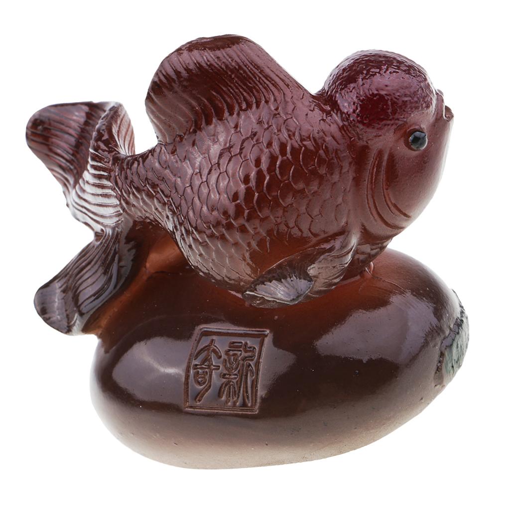 Resin Discoloration Tea Cute Pet Animals Chinese Tea Ceremony Accs Yellow
