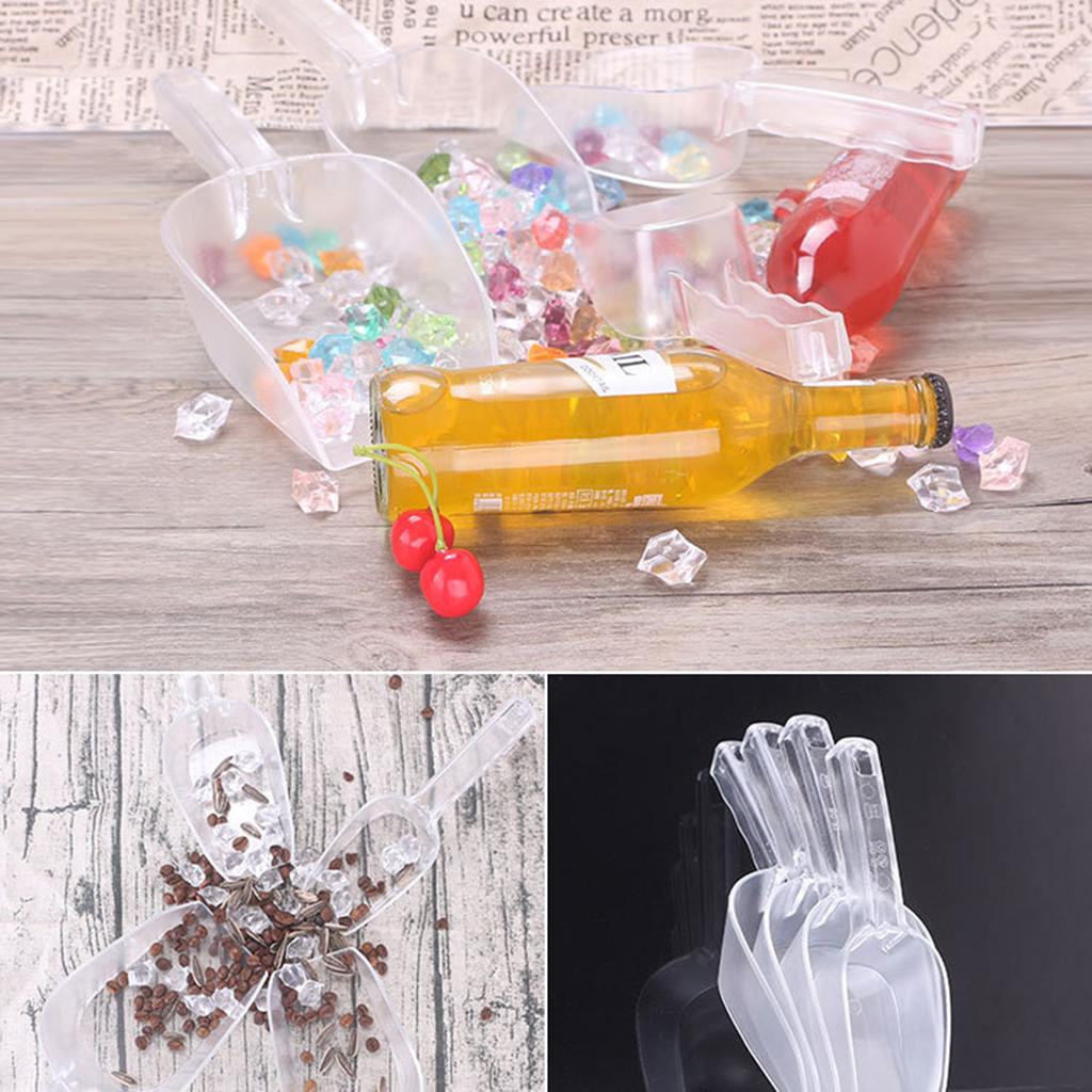 Plastic Food Ice Shovels Resistance Ice Scoops Tools Accessories 23.5x5.5cm