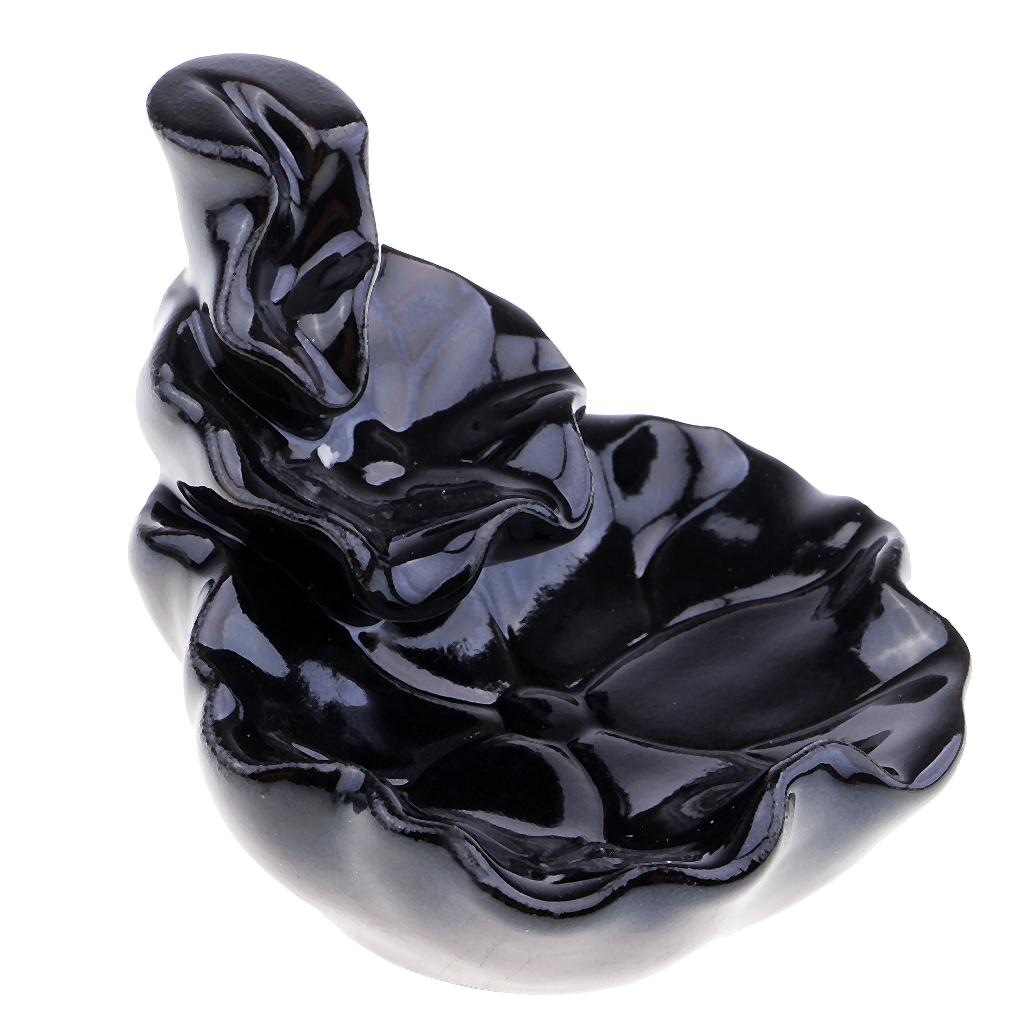 Mini Backflow Incense Burner Ceramic Cone Incense Burner Holder Ornament 9