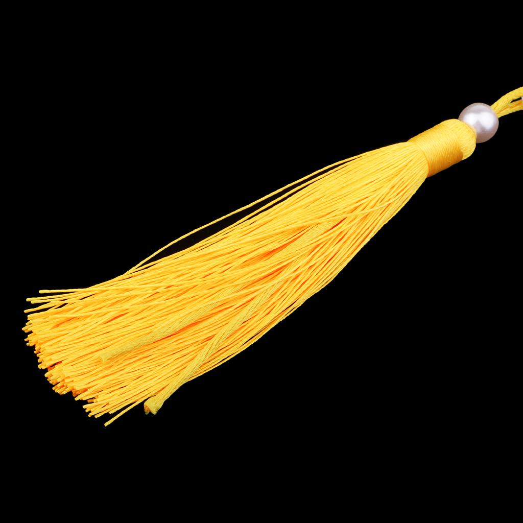 Chinese Knot Fengshui Fortune Car Hanging Pendant Home Decoration Yellow