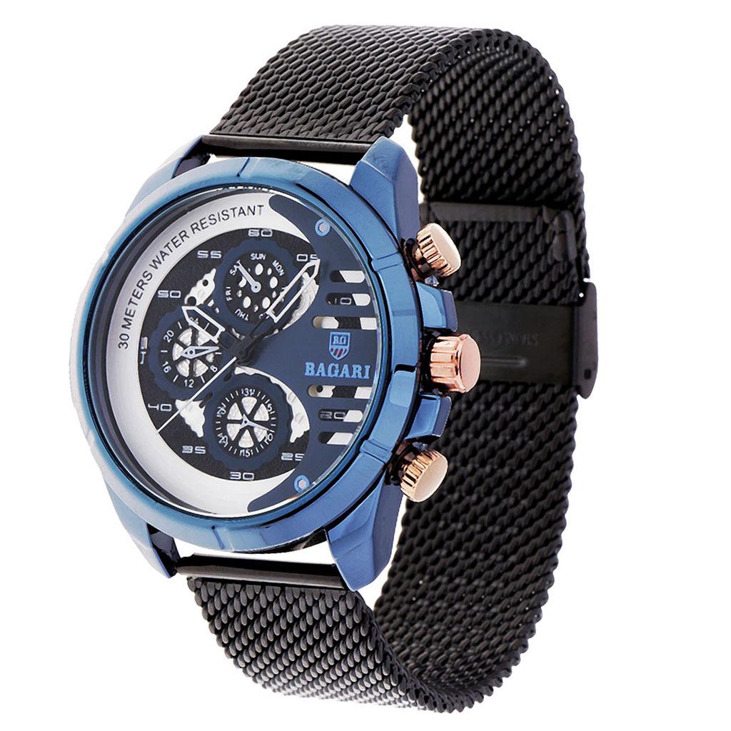 Men's Watch BAGARI Sports Man Watch Quartz Wristwatch Fashion Casual Watch