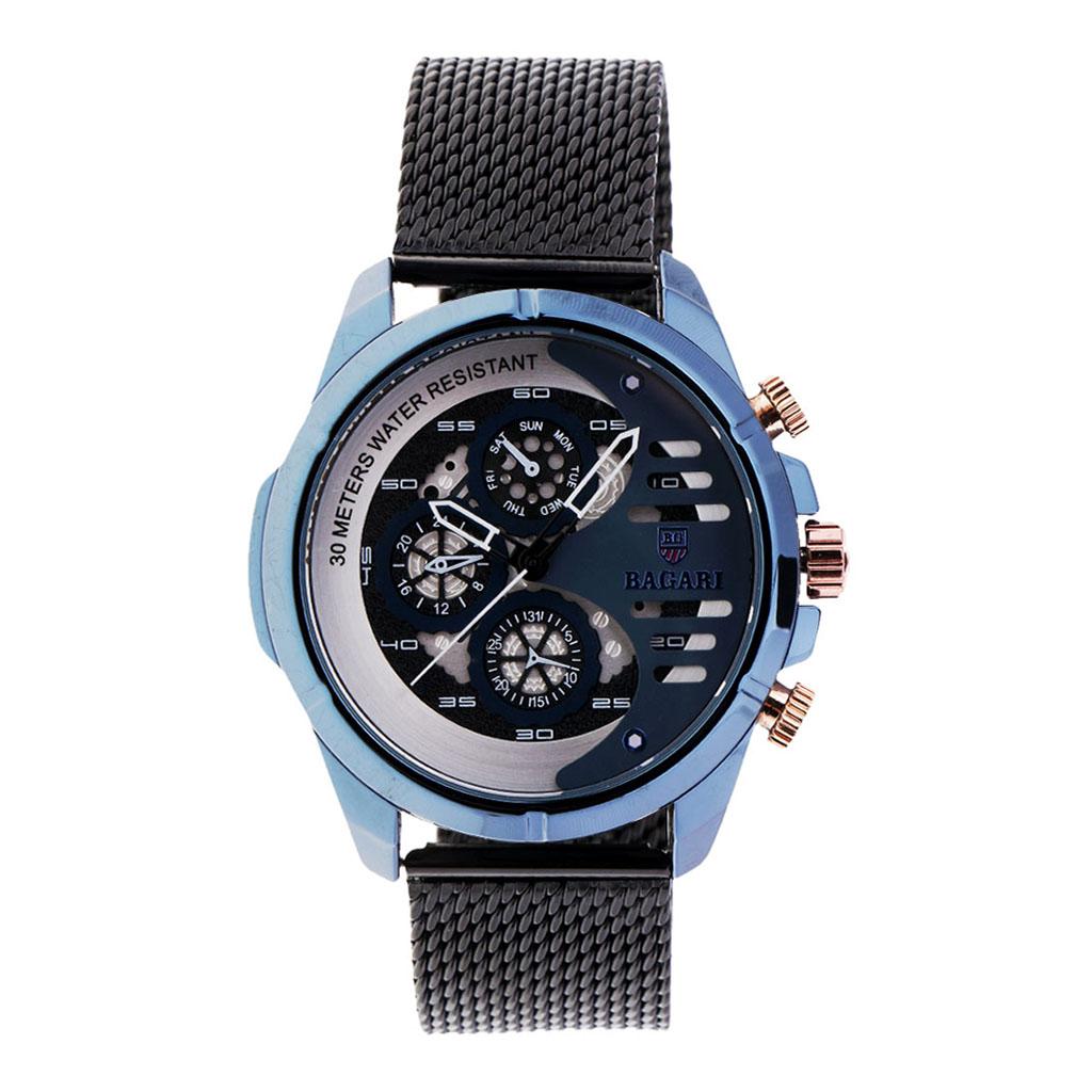 Men's Watch BAGARI Sports Man Watch Quartz Wristwatch Fashion Casual Watch
