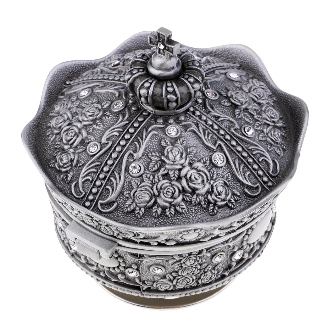 Retro Antique Wind-up Rotating Music Boxes Wedding & Birthday Lover Gifts