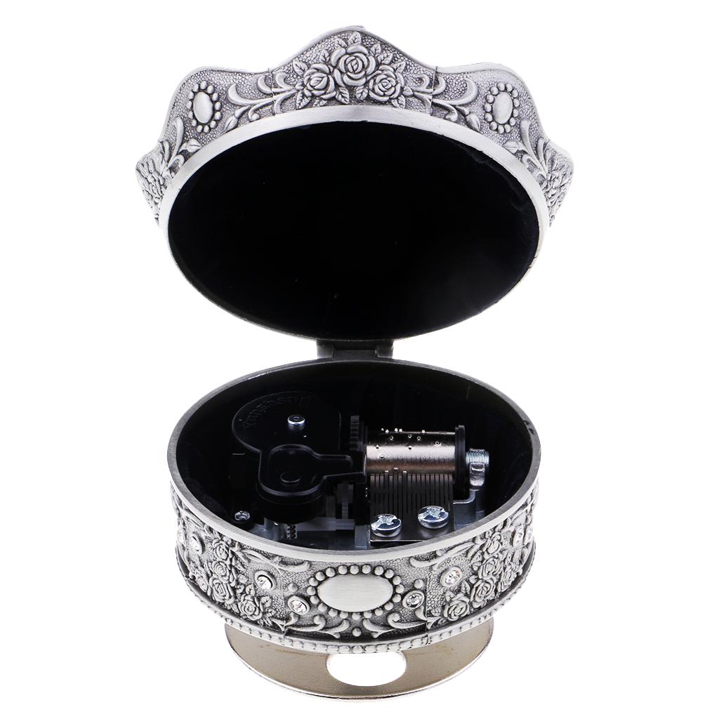 Retro Antique Wind-up Rotating Music Boxes Wedding & Birthday Lover Gifts