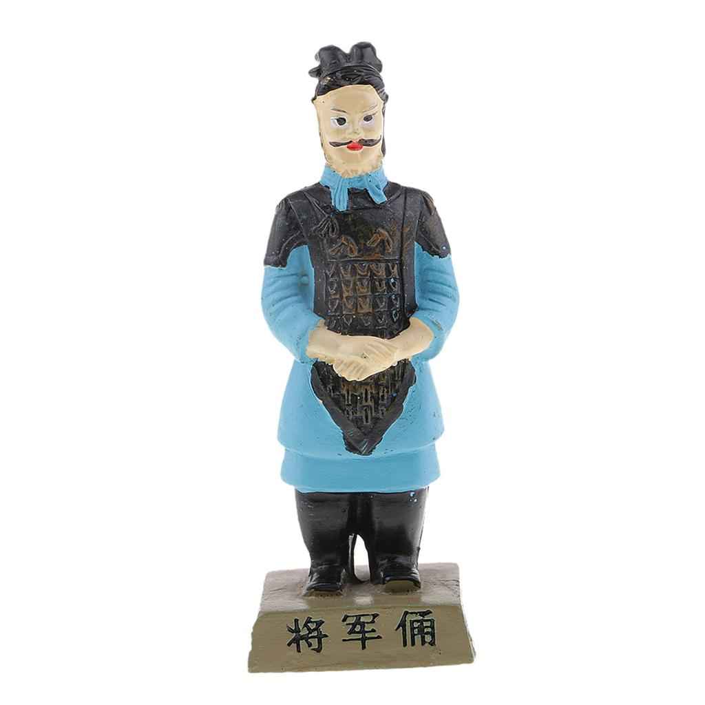 Antique Chinese Qin Terra Cotta Warriors Horse Figurine Artwork Ornament #2