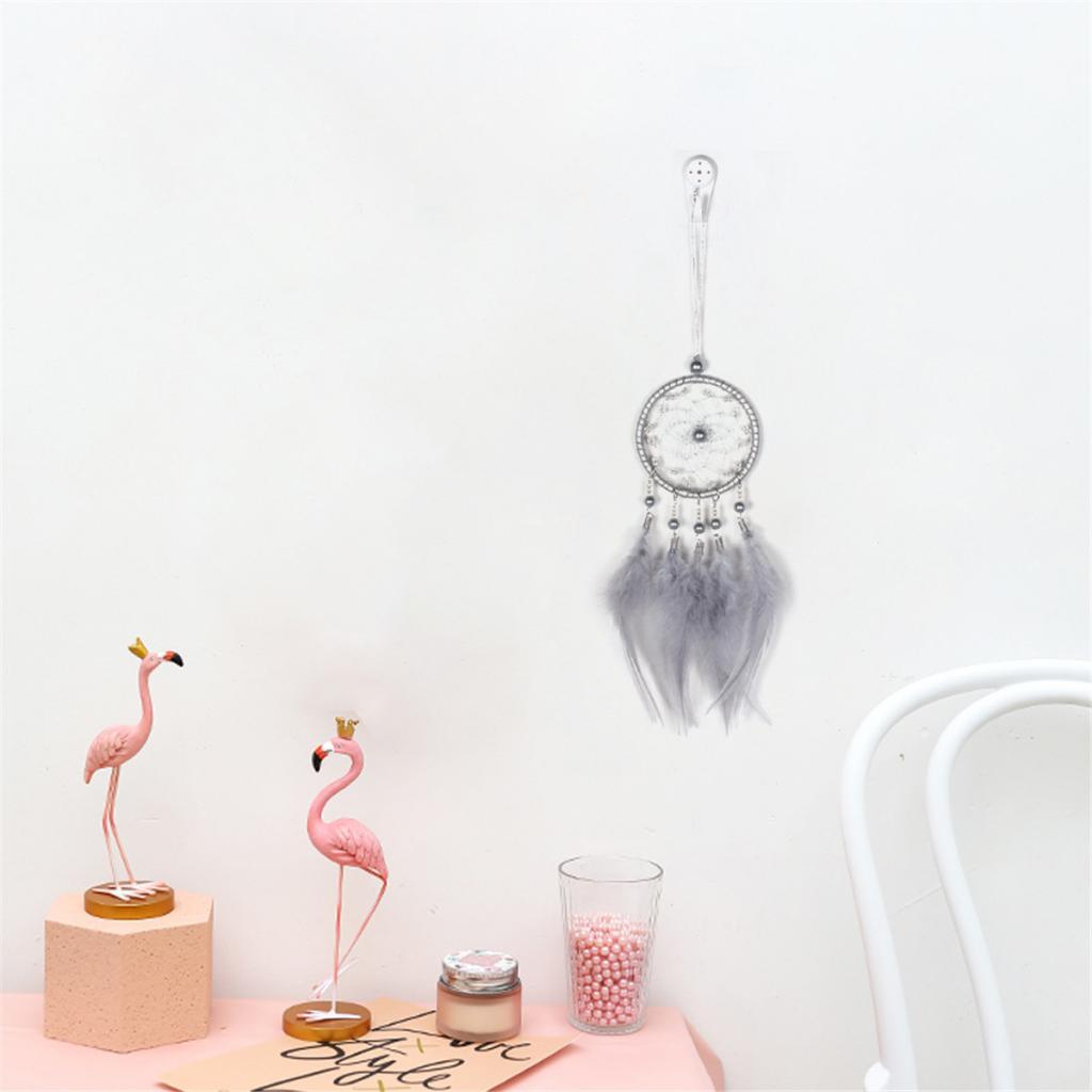 Home Window Wall Hanging Dream Catcher Dreamcatcher Collectible Crafts Gray