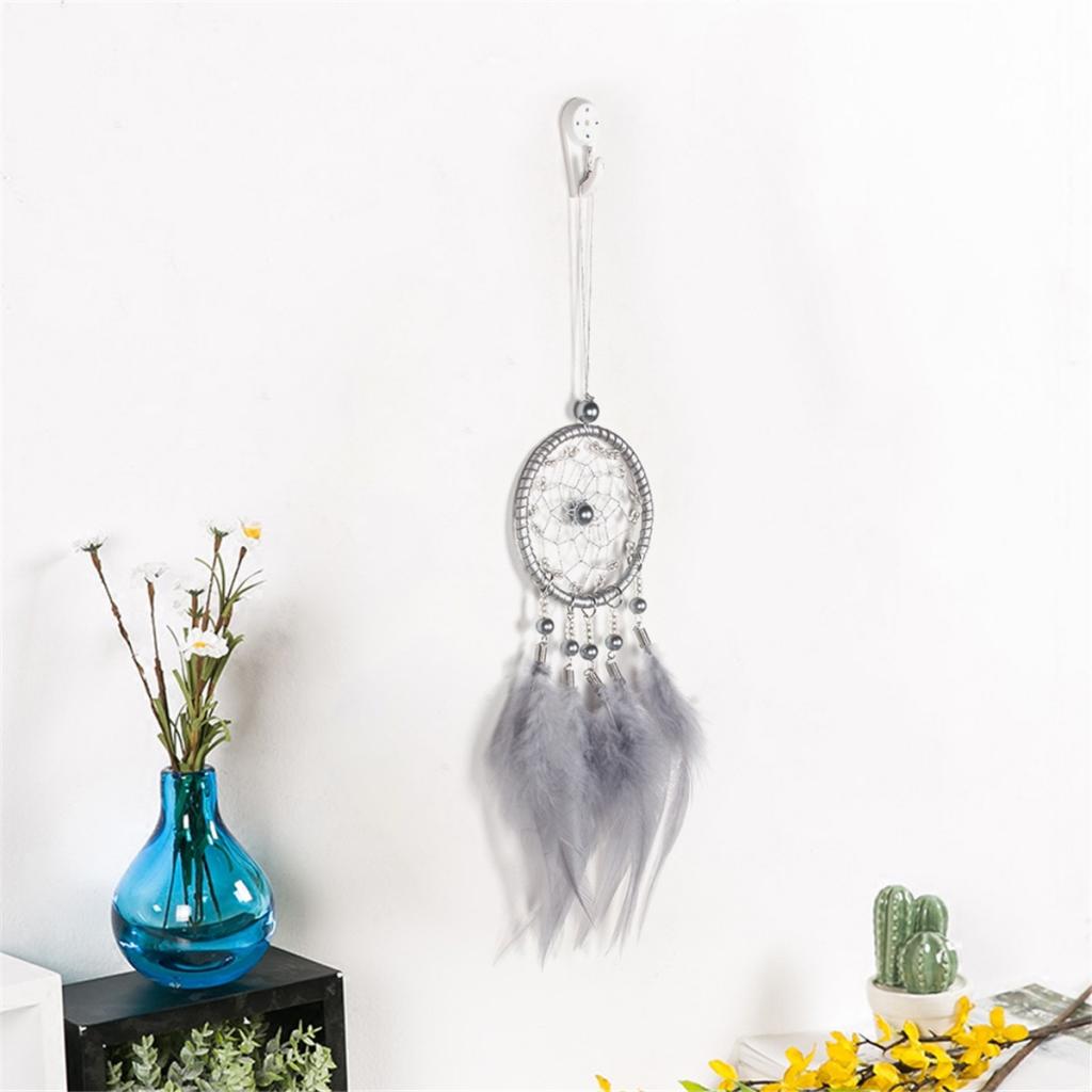 Home Window Wall Hanging Dream Catcher Dreamcatcher Collectible Crafts Gray