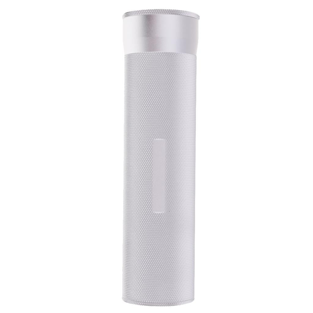 Aluminium Alloy Cigar Tube Case Humidor With Humidifier Hygrometer Silver