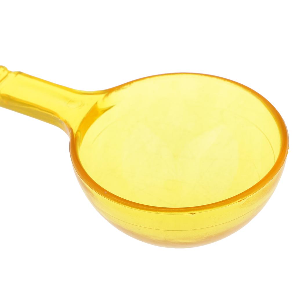 Plastic Measuring Spoon Teaspoon Kitchen Gadget for Tea Cafe Spice 10g Yellow