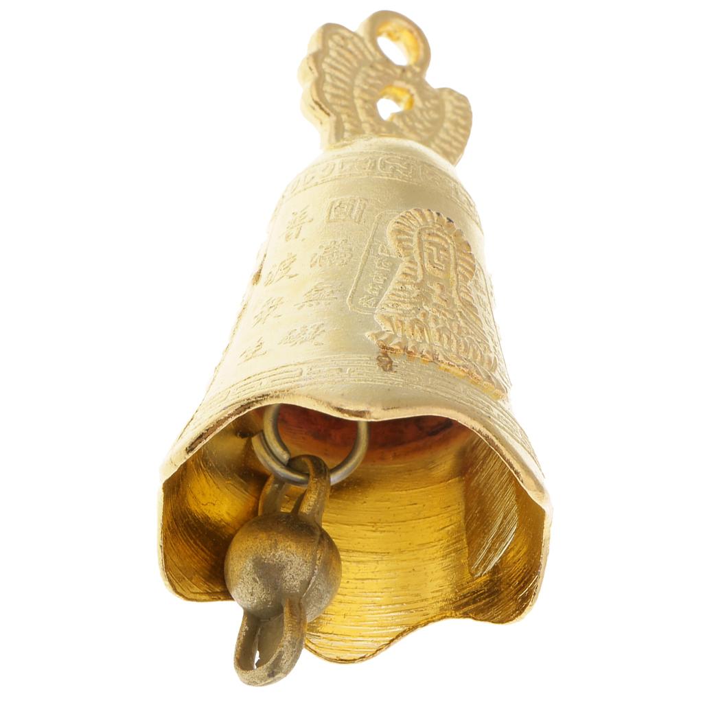Metal Bell Wind Chime Fengshui Home Hanging Decoration Fortune Mascot Small