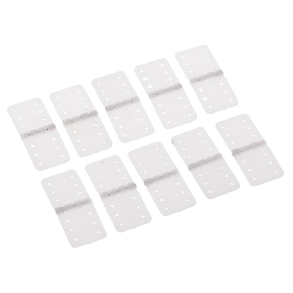 20pcs Plastic Pinned Hinges for RC Aircraft Hobby Model Plane Spare Parts